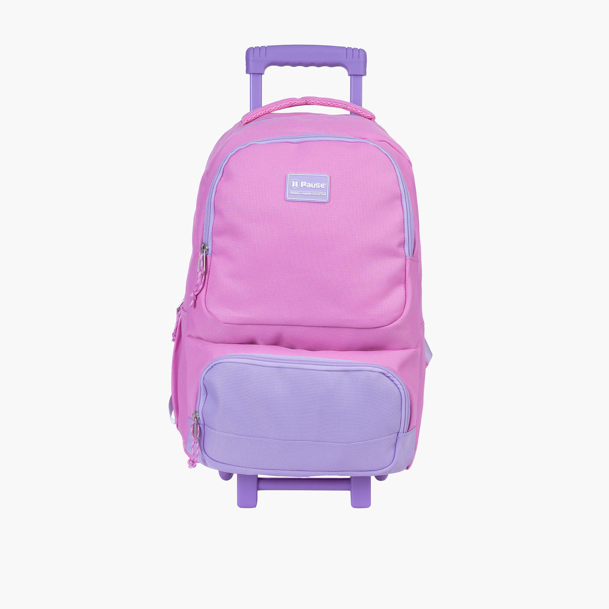=PAUSE Colourblock 18 inch Softcase Trolley Bag with Retractable Handle-school-bagsandbackpacks-trolleybags-image-4