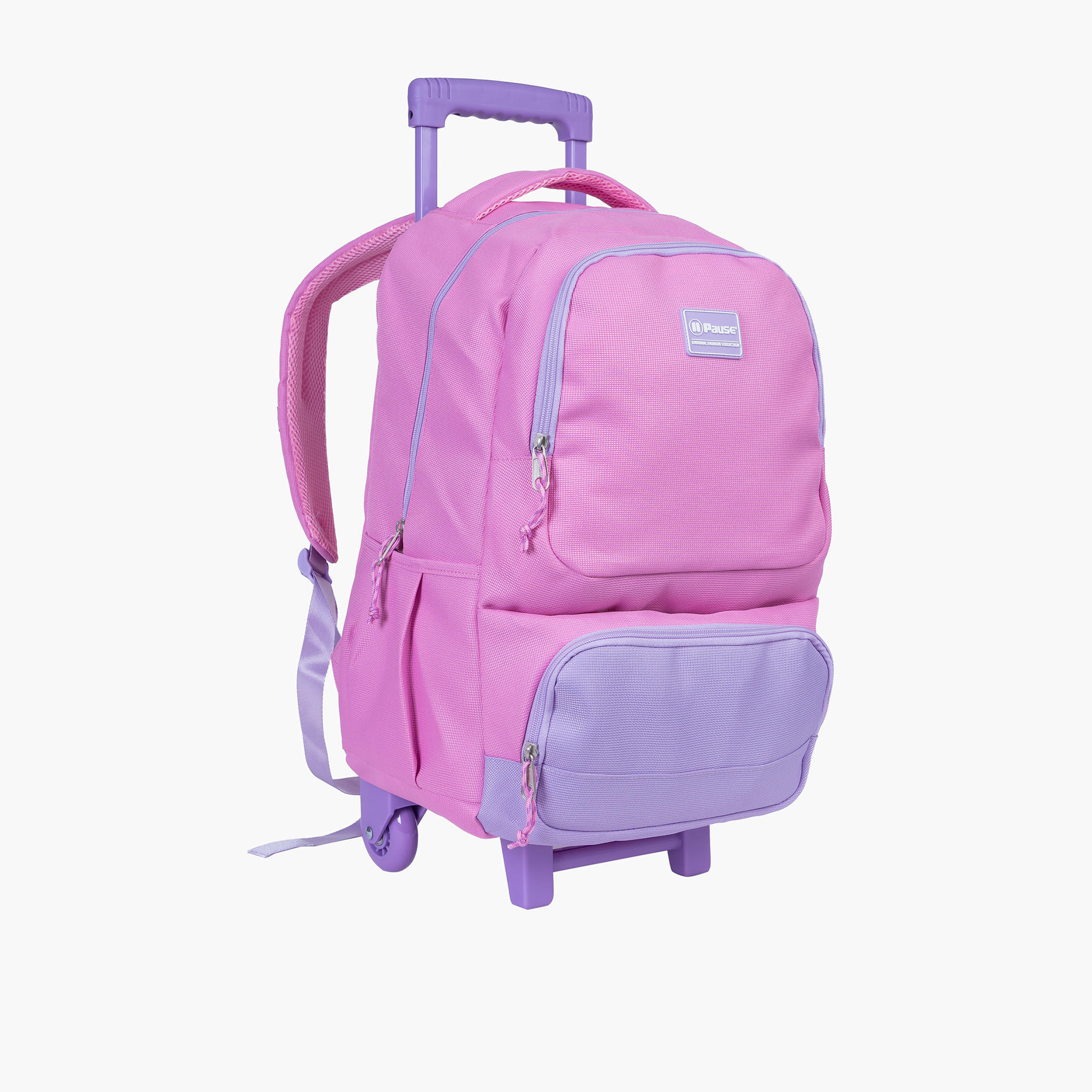 =PAUSE Colourblock 18 inch Softcase Trolley Bag with Retractable Handle-school-bagsandbackpacks-trolleybags-image-6