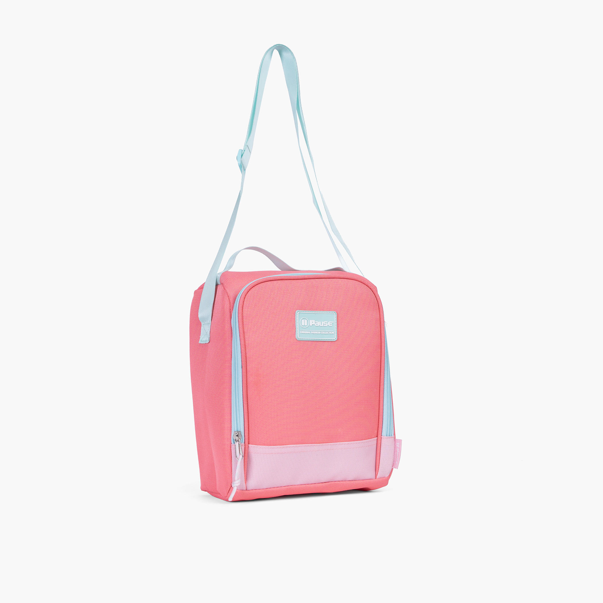 شنطة غداء عازلة للحرارة بسحّاب إغلاق وقوالب ملونة من بوز-school-lunchessentials-lunchbags-image-1