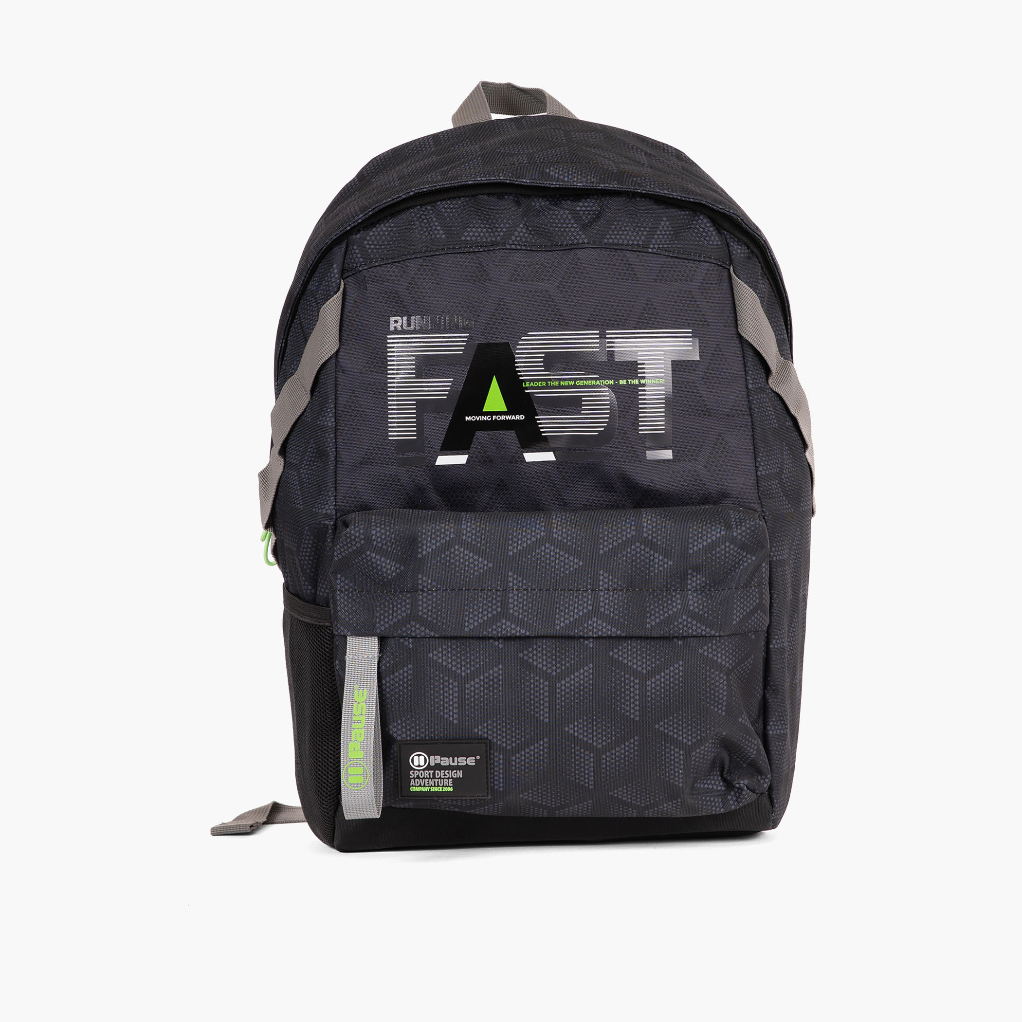 PAUSE Printed 18-inch Backpack with Adjustable Shoulder Straps - 27x13x44 cms-school-bagsandbackpacks-backpacks-image-1