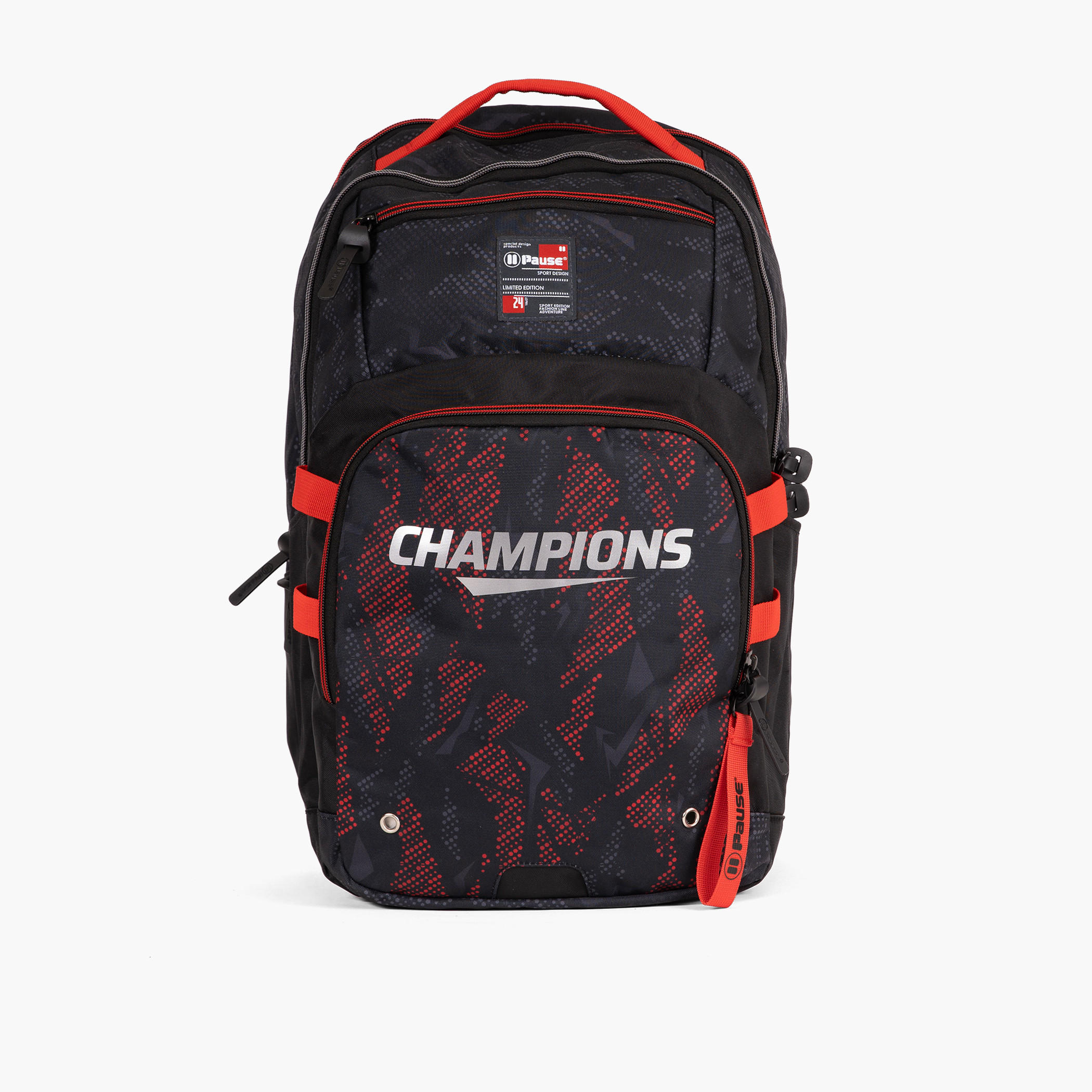 شنطة ظهر 19 بوصة بحمالات كتف قابلة للتعديل وطبعات من بوز - 28x13x48 سم-school-bagsandbackpacks-backpacks-image-1