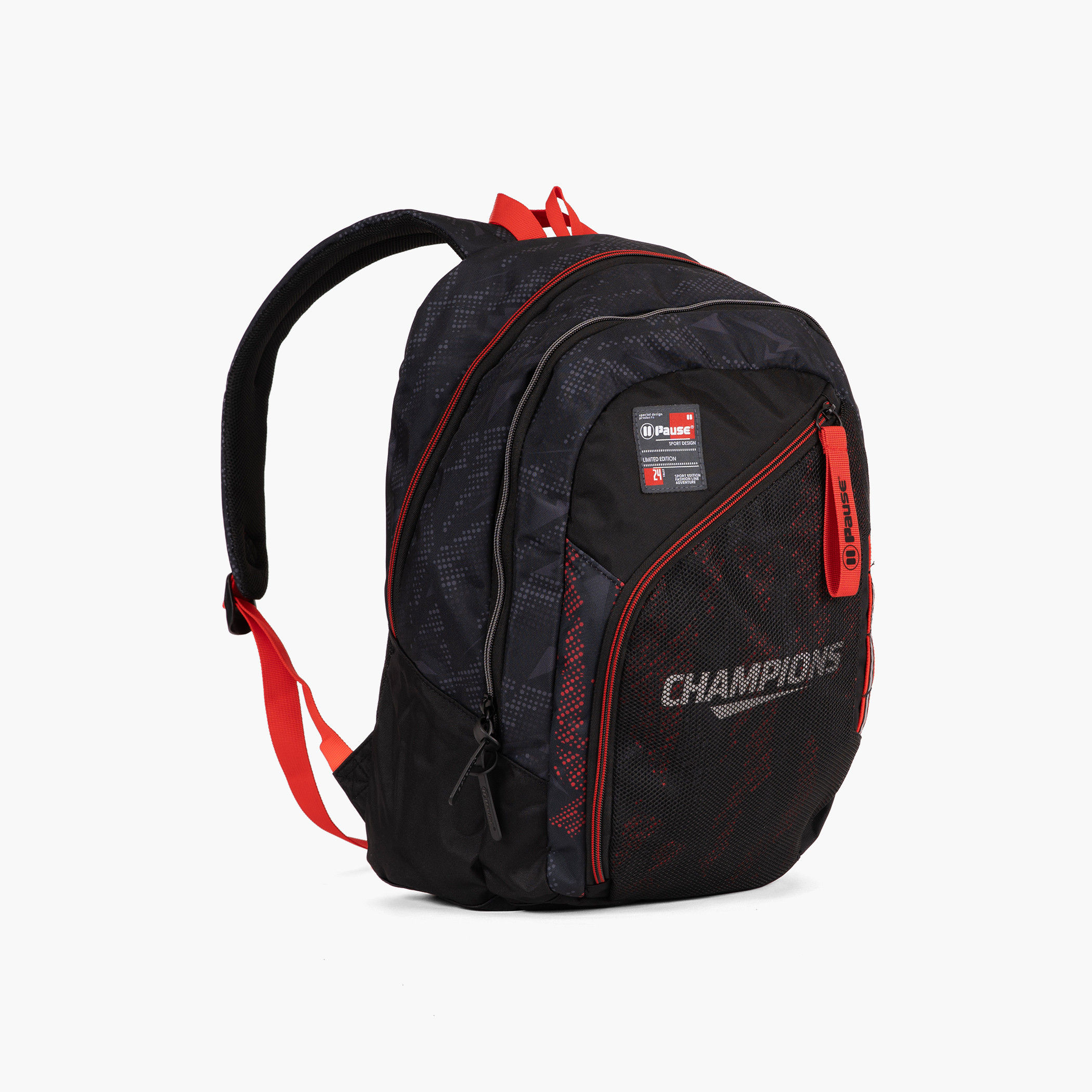 شنطة ظهر 19 بوصة بحمالات كتف قابلة للتعديل وطبعات من بوز - 27x13x44 سم-school-bagsandbackpacks-backpacks-image-2