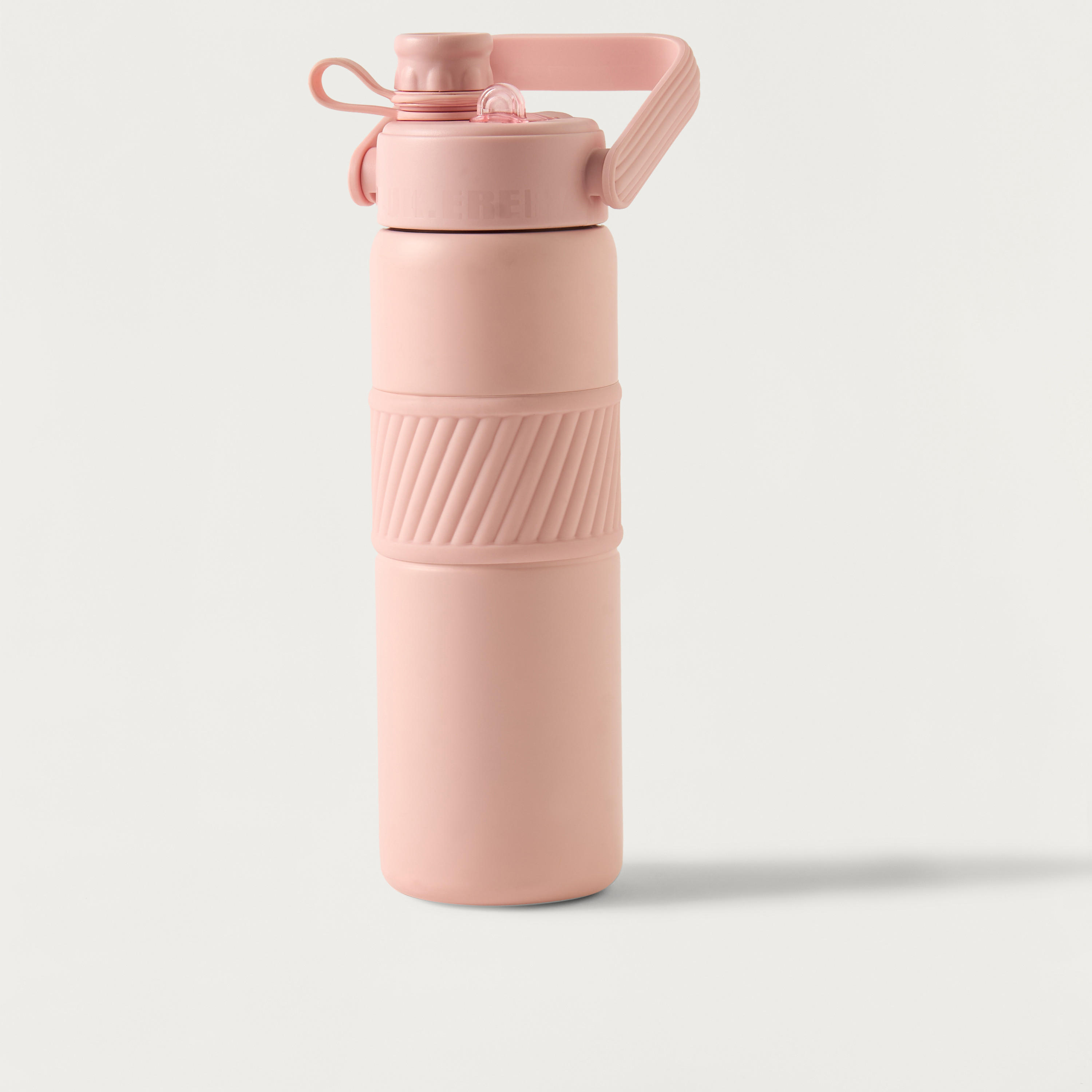 قارورة مياه عازلة بارزة الملمس ستانلس ستيل بقشة وجدار مزدوج - 800 مل-school-waterbottles-image-1
