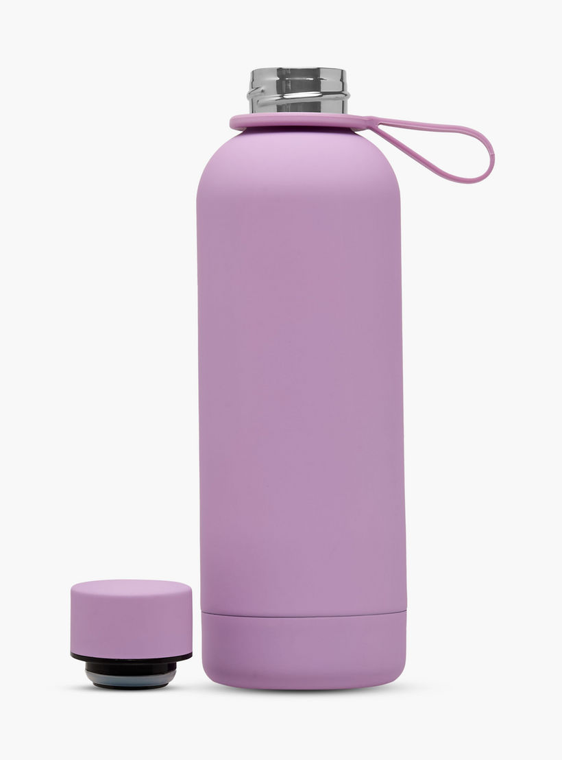 قارورة مياه عازلة ستانلس ستيل بجدار مزدوج ومقبض وبلون سادة- 500 مل-school-waterbottles-image-2