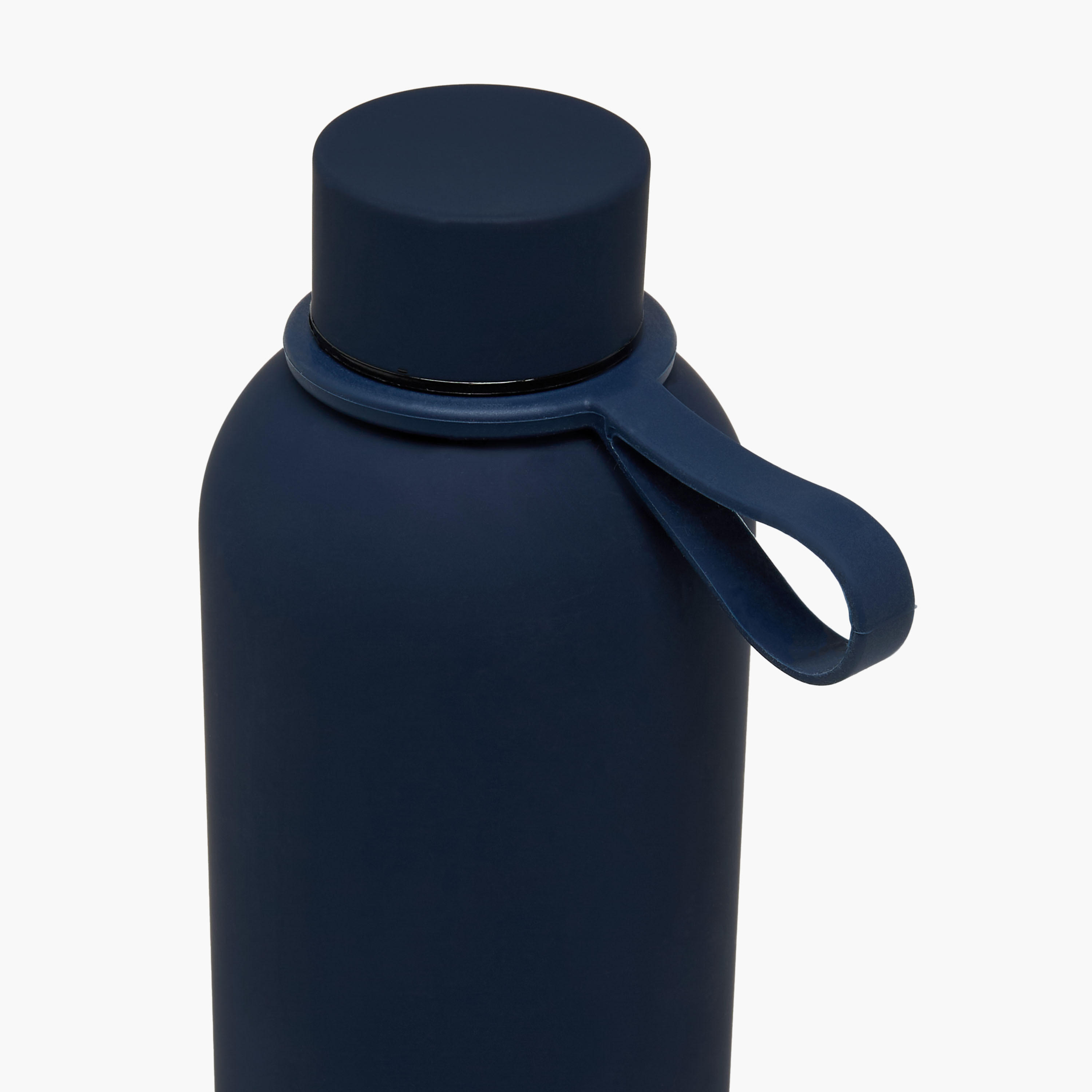 Solid Stainless Steel Double Wall Vacuum Water Bottle with Handle - 500 ml-school-waterbottles-image-3