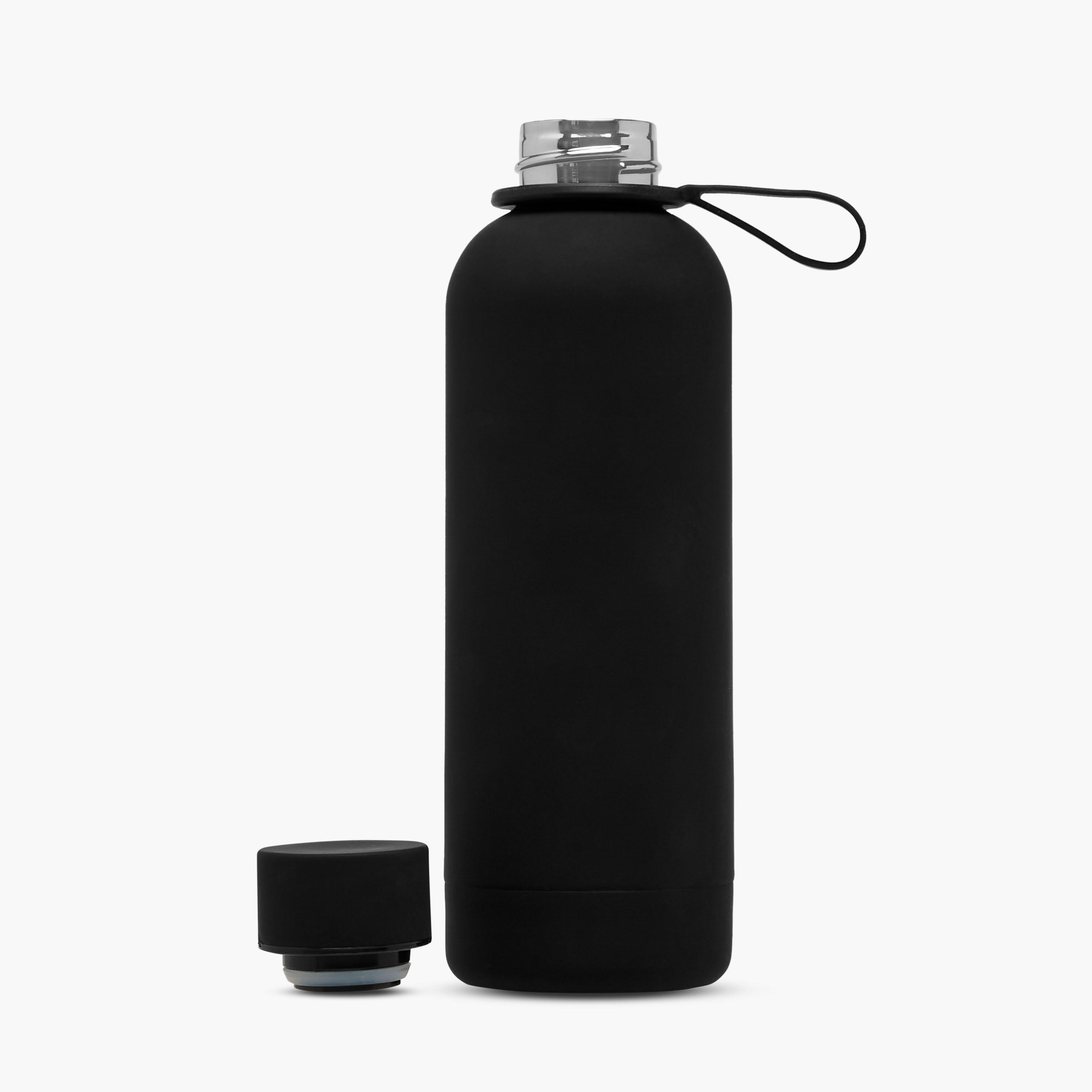 Solid Stainless Steel Water Bottle with Handle - 500 ml-school-waterbottles-image-2