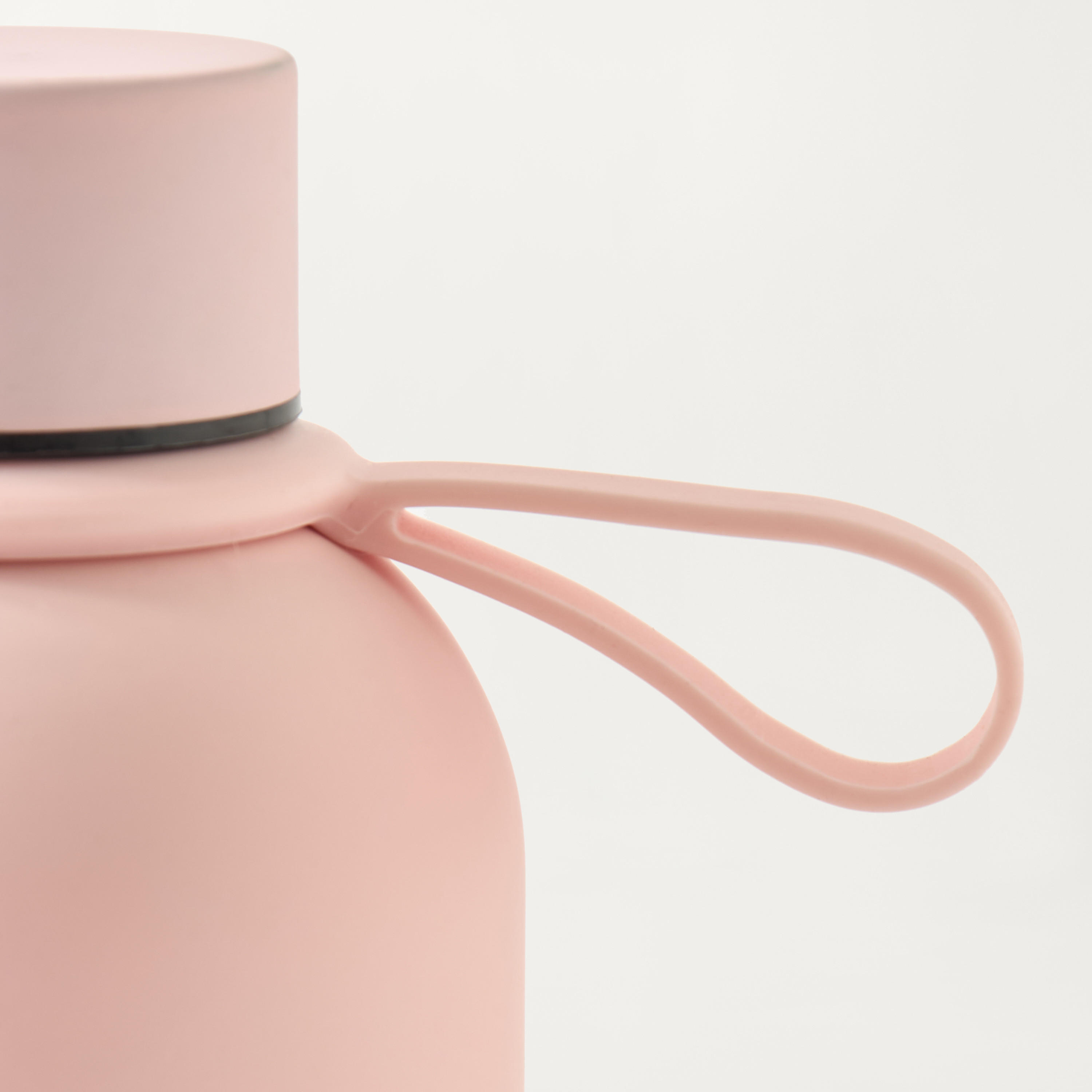 Solid Stainless Steel Double Wall Vacuum Water Bottle with Handle - 500 ml-school-waterbottles-image-3