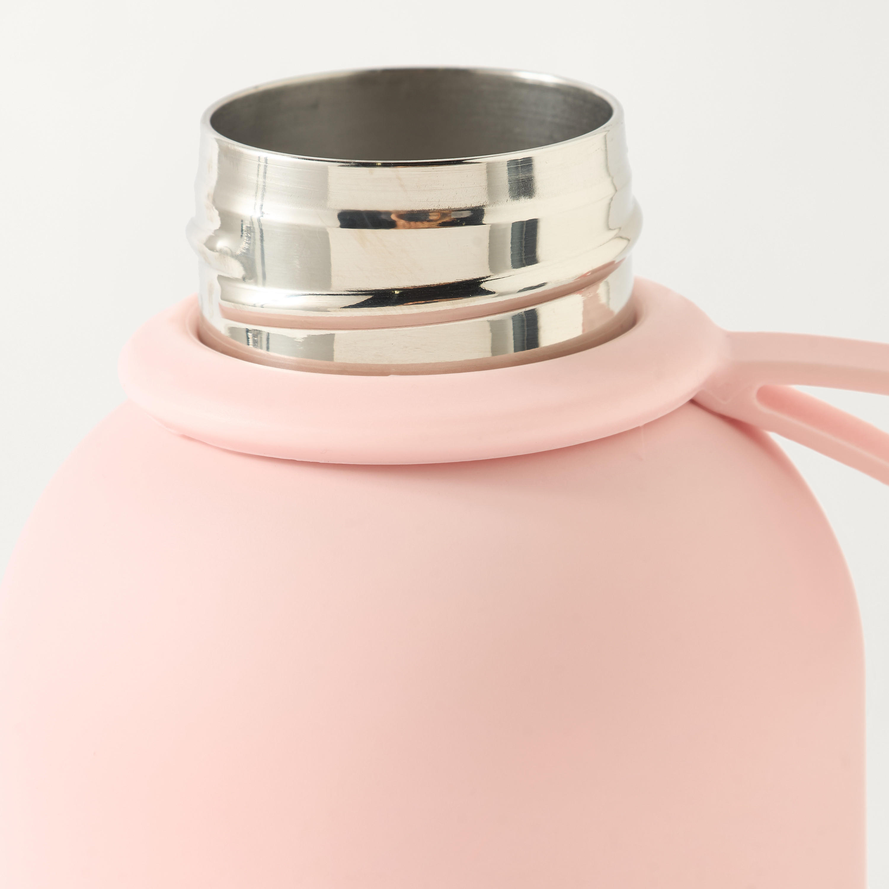 Solid Stainless Steel Double Wall Vacuum Water Bottle with Handle - 500 ml-school-waterbottles-image-5