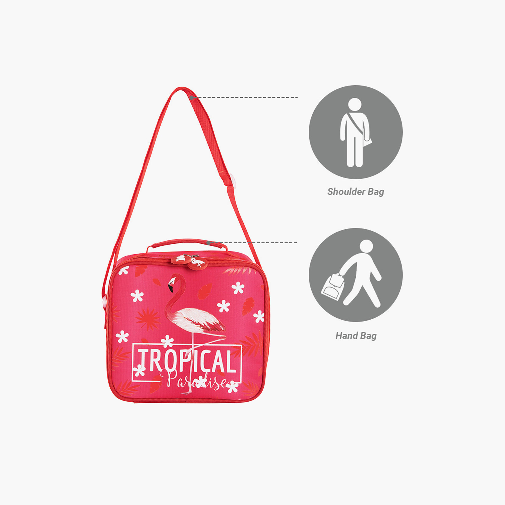 شنطة ظهر 17 بوصة بطبعات مع شنطة غداء ومقلمة من إيزي كيدز-school-bagsandbackpacks-sets-image-10