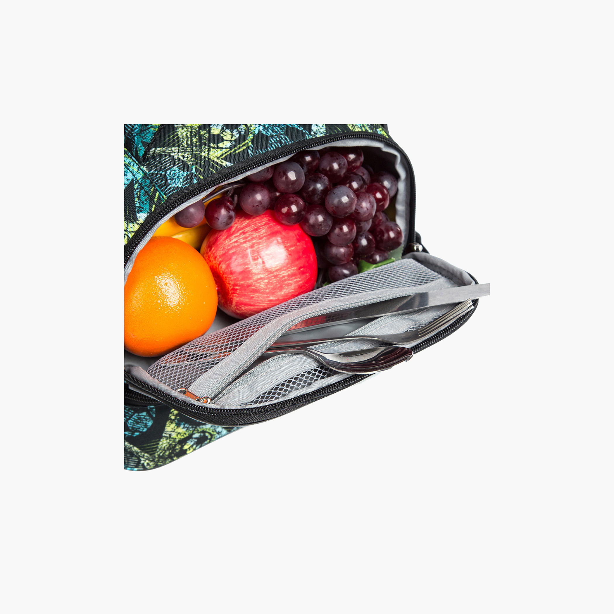 شنطة غداء بطبعات مع سحاب إغلاق من إيزي كيدز-school-lunchessentials-lunchbags-image-10