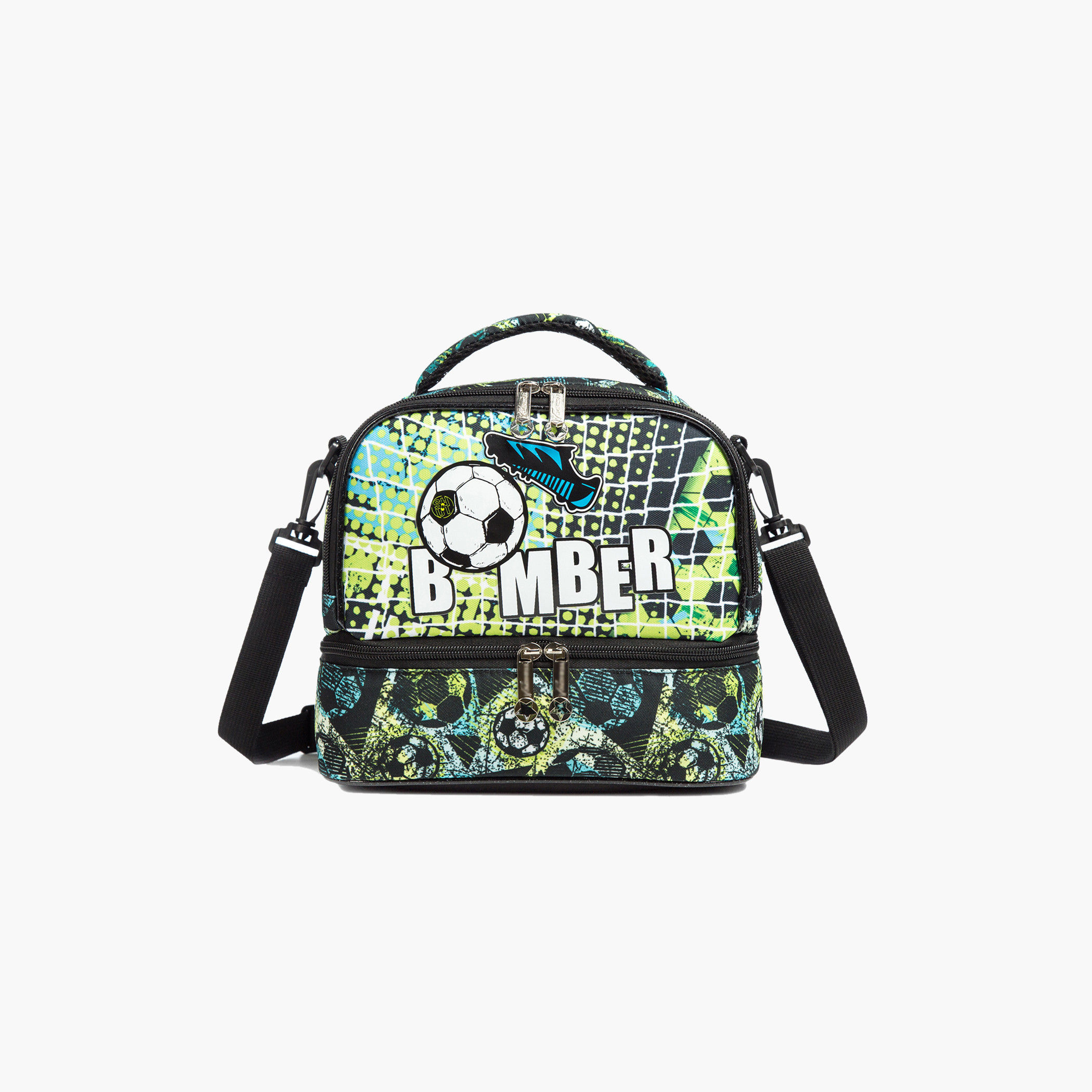 شنطة غداء بطبعات مع سحاب إغلاق من إيزي كيدز-school-lunchessentials-lunchbags-image-6
