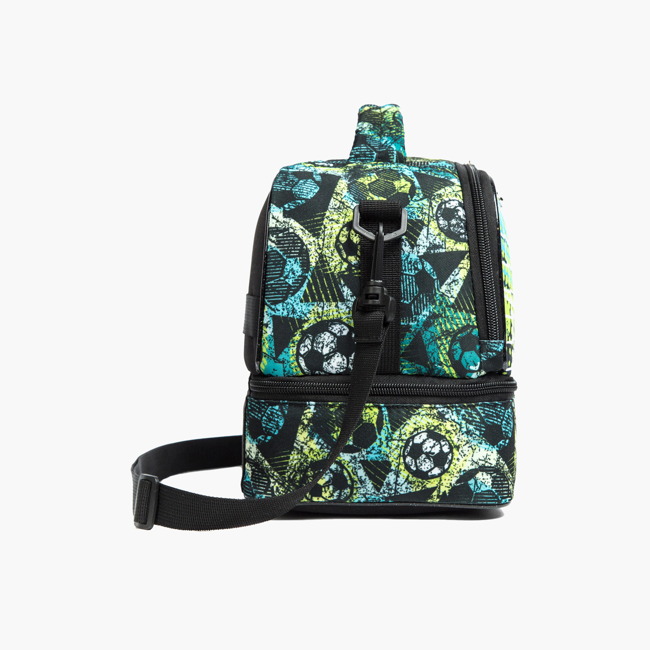 Eazy Kids Football Print Lunch Bag with Zip Closure-school-lunchessentials-lunchbags-image-8