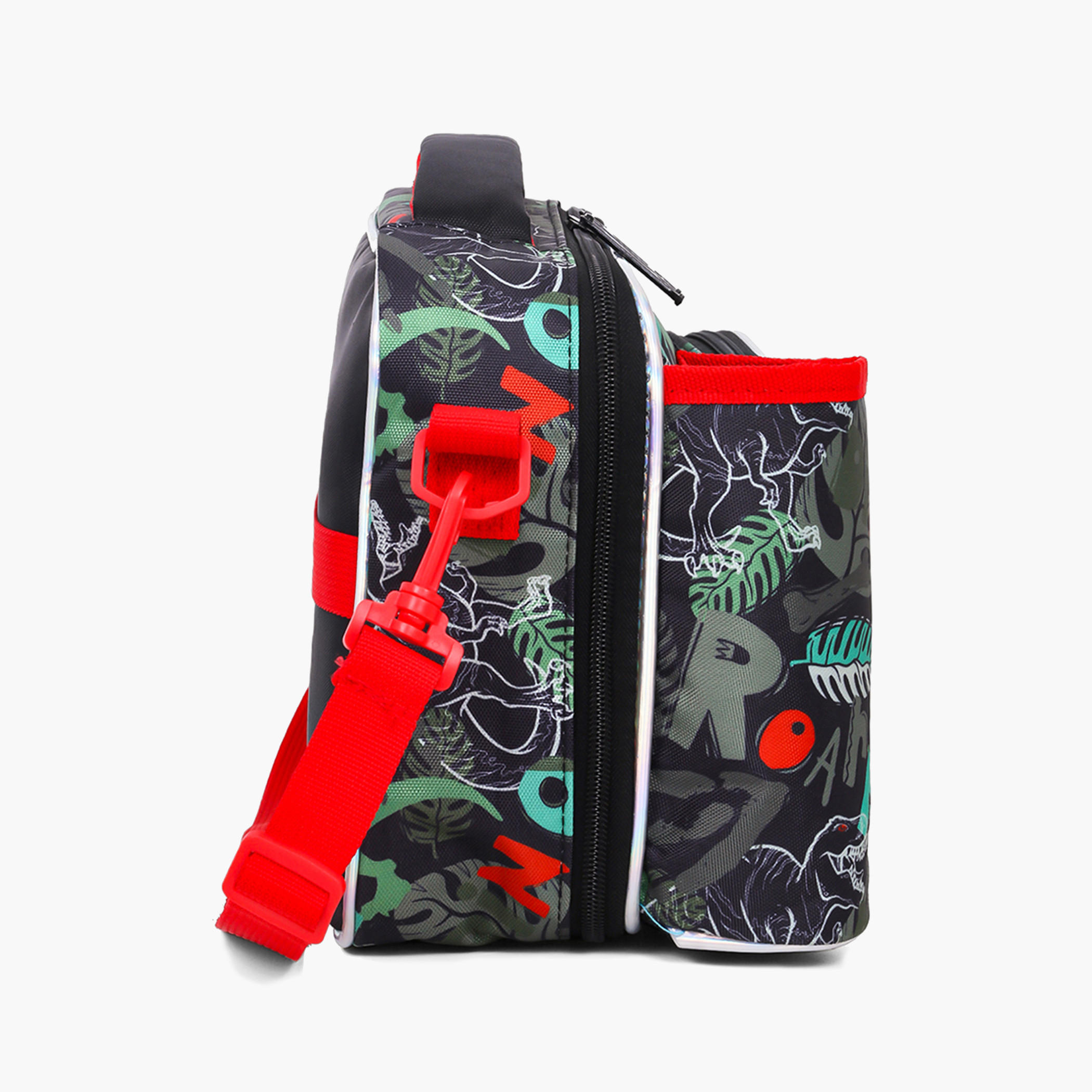 Eazy Kids Dinosaur Print Lunch Bag with Zip Closure-school-lunchessentials-lunchbags-image-6