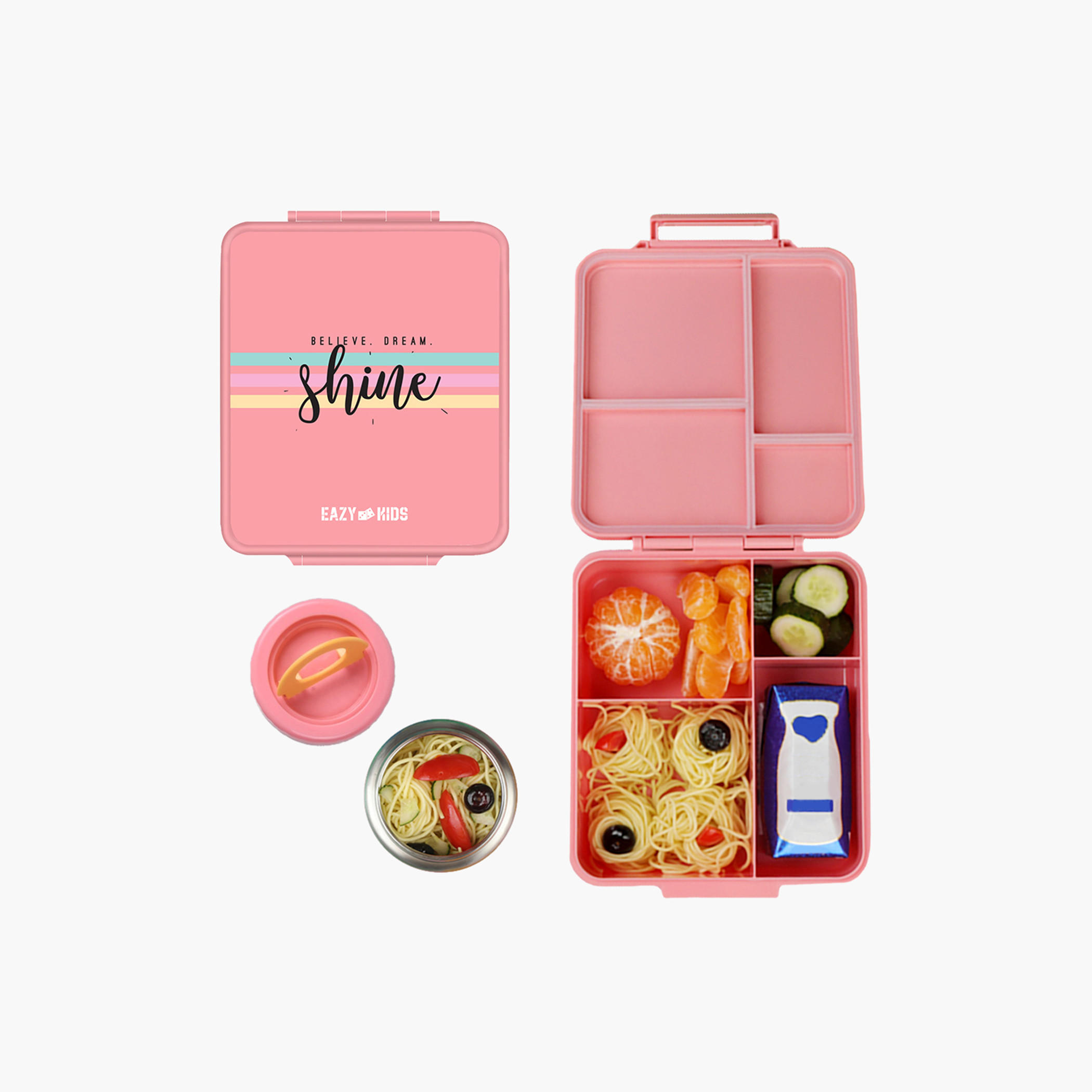 Eazy Kids Jumbo Bento Lunch Box with Insulated Jar-school-lunchessentials-lunchboxes-image-1