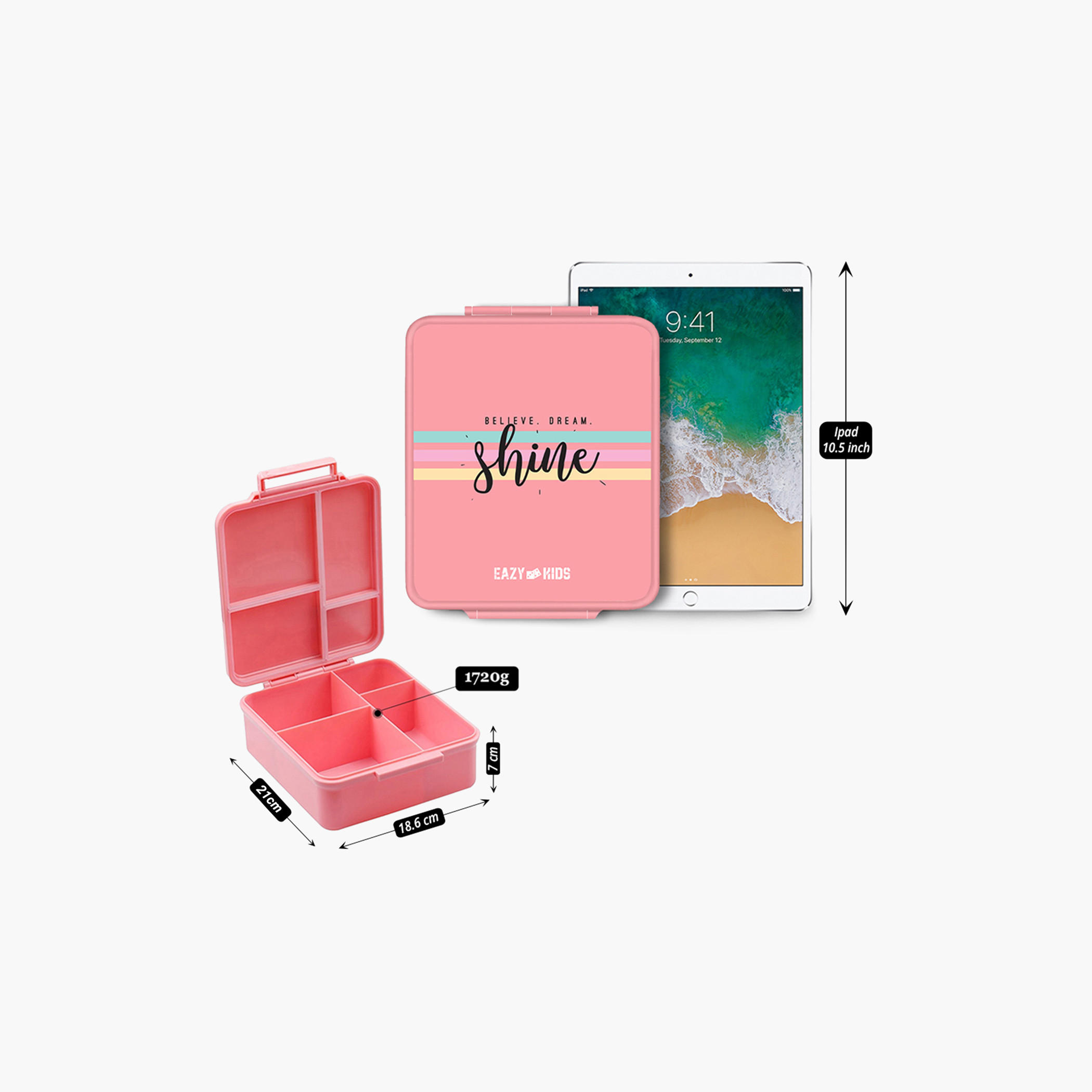 Eazy Kids Jumbo Bento Lunch Box with Insulated Jar-school-lunchessentials-lunchboxes-image-2