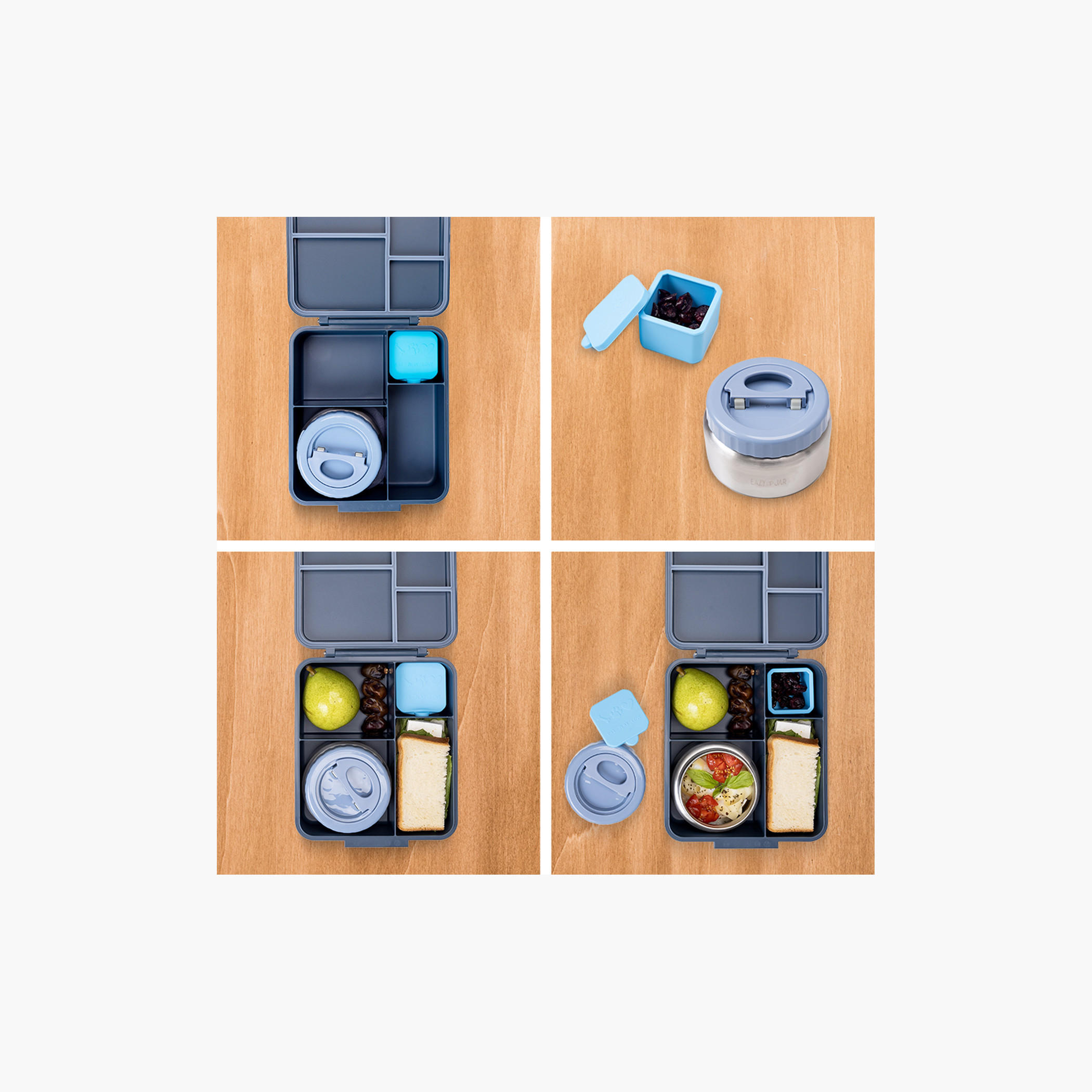 Eazy Kids Jumbo Bento Lunch Box with Thermos and Dip Jar-school-lunchessentials-lunchboxes-image-11