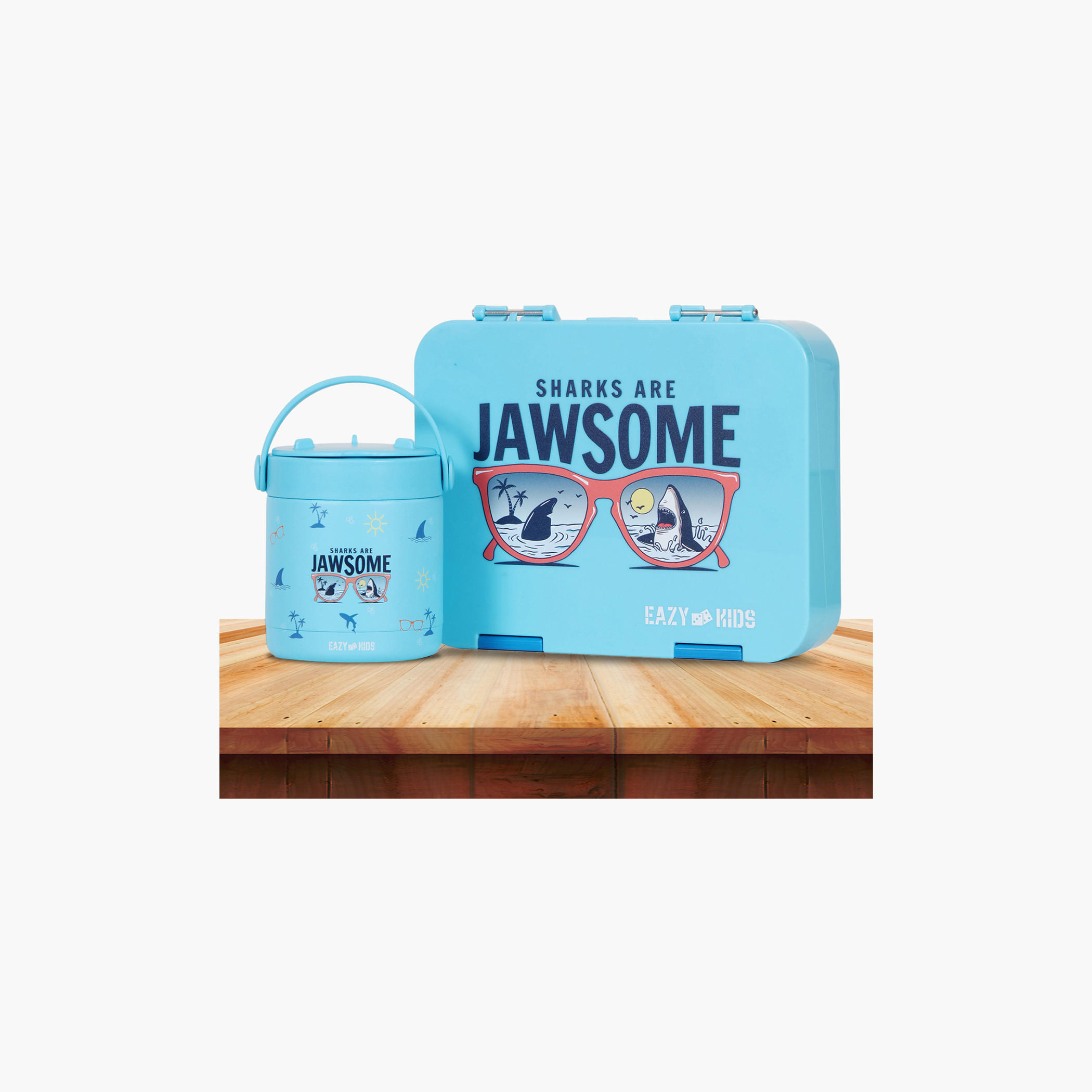 جرة طعام ستانلس ستيل معزولة بطبعات من إيزي كيدز - 350 مل-school-lunchessentials-lunchboxes-image-11