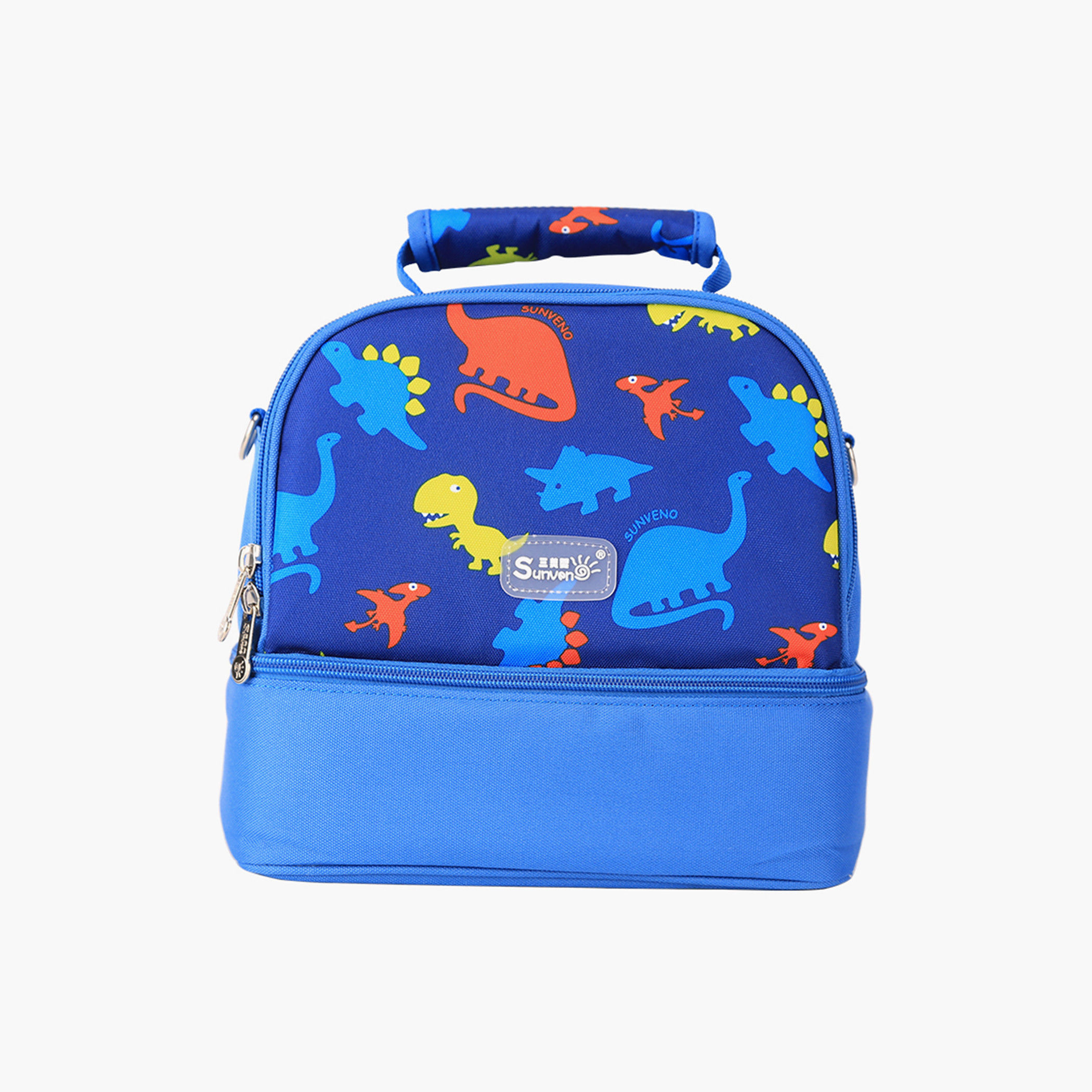 شنطة غداء معزولة بطبعات ديناصور مع سحاب إغلاق من صنفينو-school-lunchessentials-lunchbags-image-1