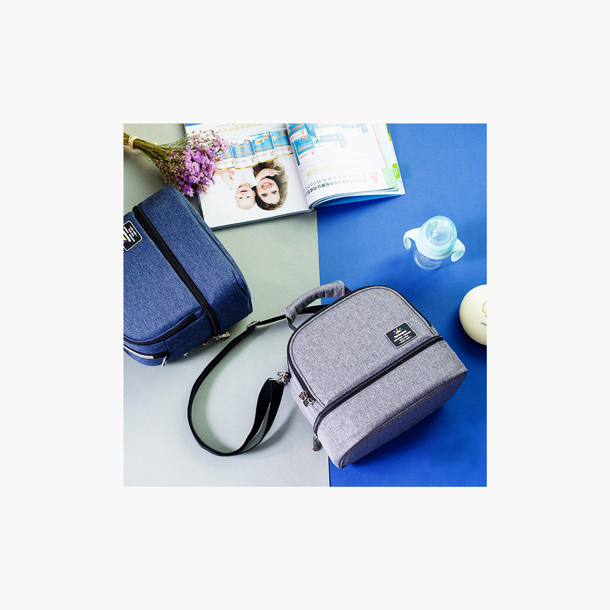 Sunveno Insulated Lunch Bag with Zip Closure-school-lunchessentials-lunchbags-image-12