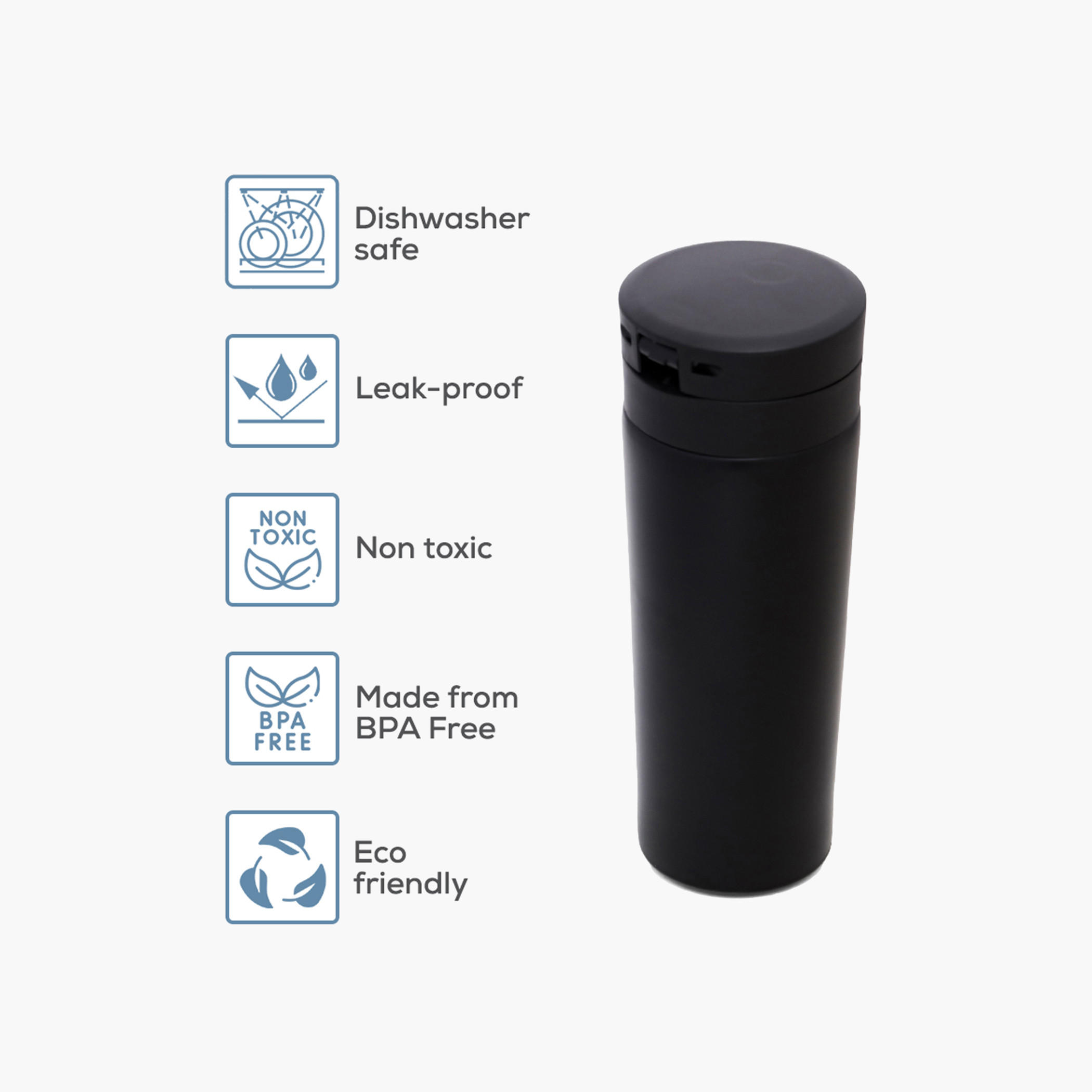 Hydrobrew Insulated Stainless Steel Tumbler Water Bottle - 500 ml-school-waterbottles-image-5