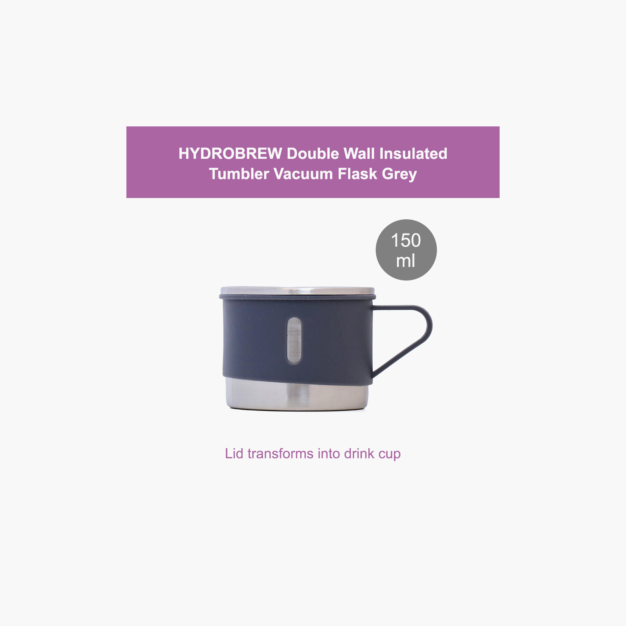 قارورة مفرغة معزولة حراريًا من هايدروبرو - 150 مل-household-dining-teaandcoffee-travelmugsandsippers-image-8