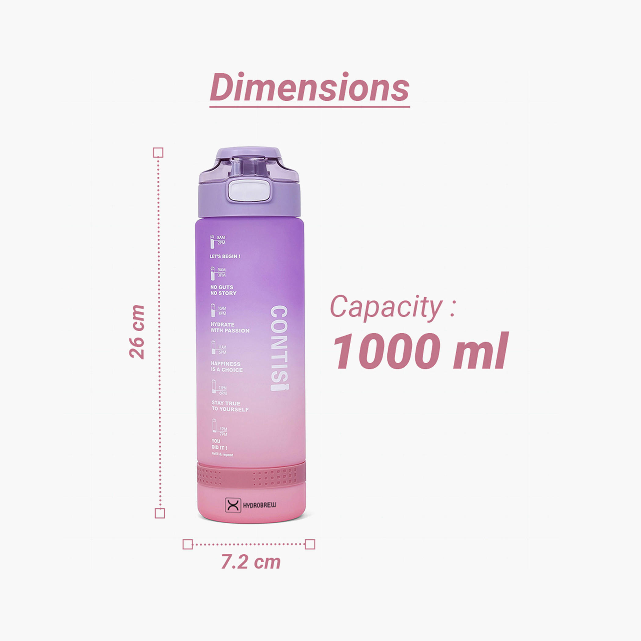 قارورة مياه خالية من البيسفينول أ بطبعات من هيدروبرو - 1 لتر-school-waterbottles-image-3