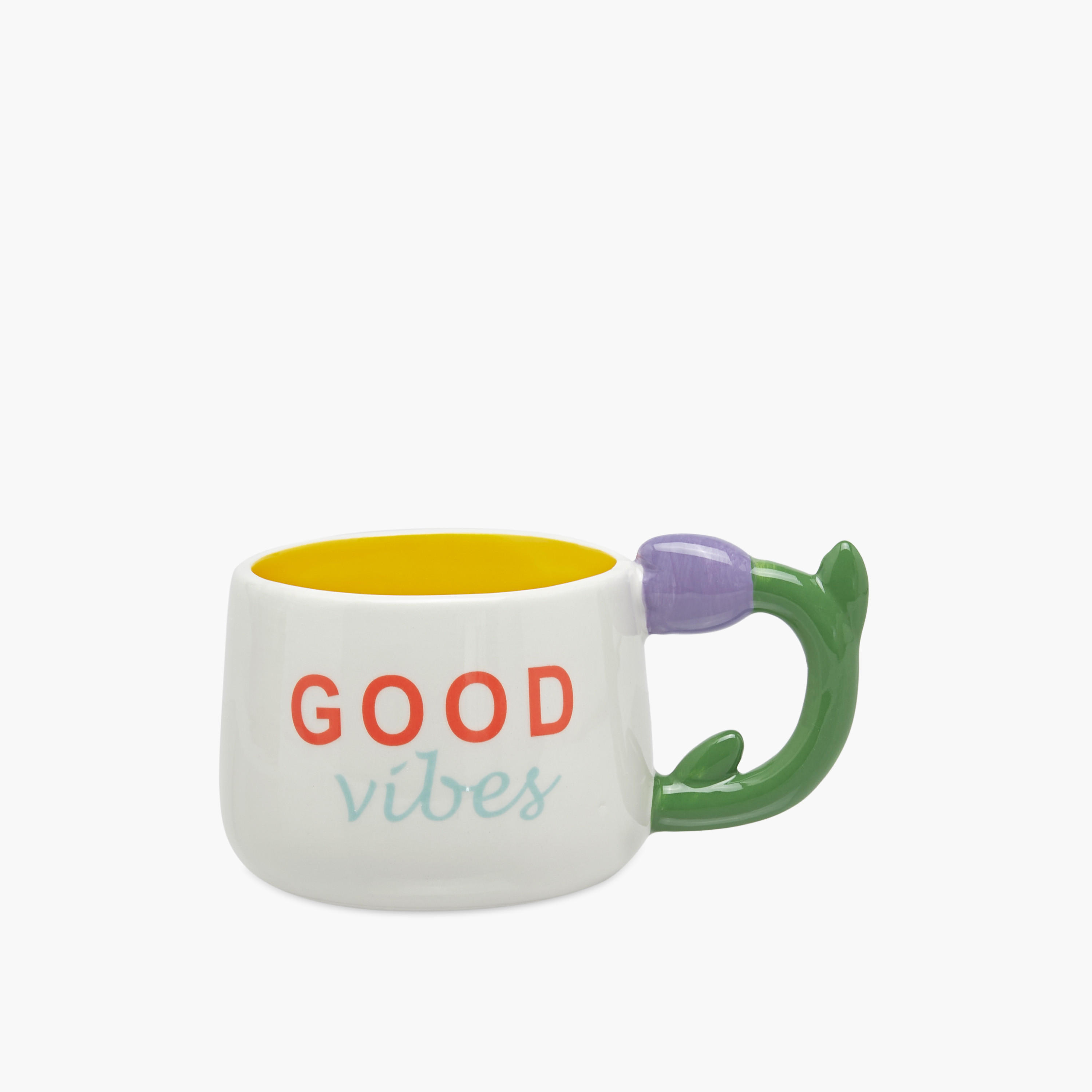 Good Vibes Ceramic Mug with Handle - 400 ml-household-dining-teaandcoffee-mugsandcups-image-1