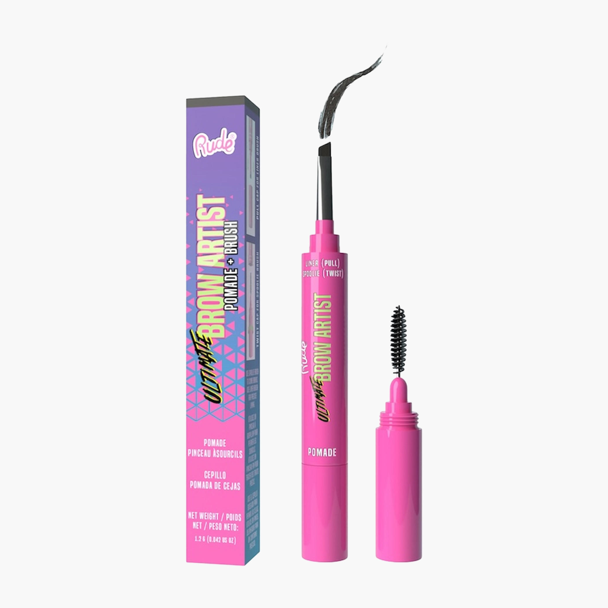 كريم الحواجب وفرشاة براو أرتيست بوميد من رود ألتيمت - 1.2 جرام-beautyandpersonalcare-makeup-eyes-eyebrows-image-1