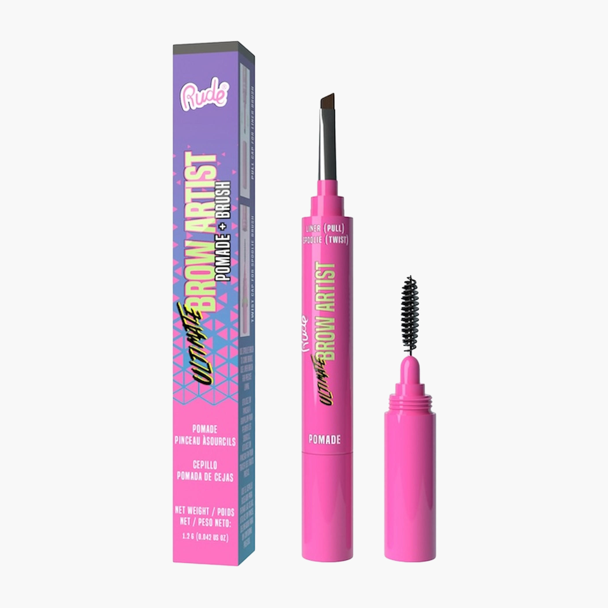 كريم الحواجب وفرشاة براو أرتيست بوميد من رود ألتيمت - 1.2 جرام-beautyandpersonalcare-makeup-eyes-eyebrows-image-2