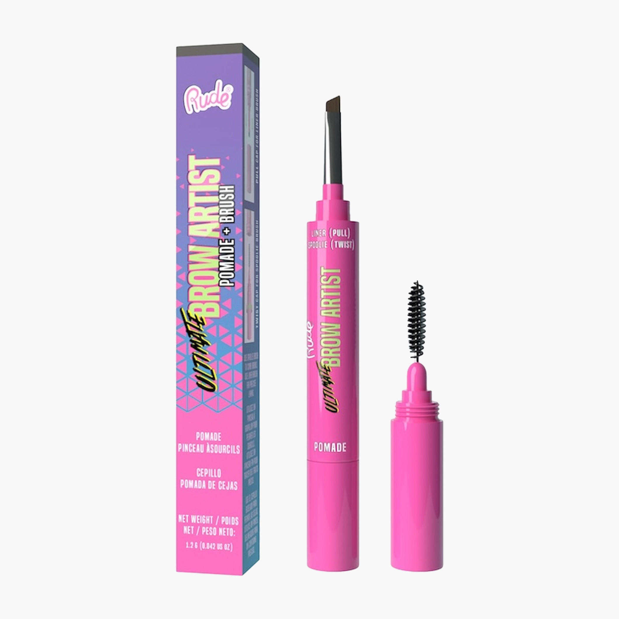 كريم الحواجب وفرشاة براو أرتيست بوميد من رود ألتيمت - 1.2 جرام-beautyandpersonalcare-makeup-eyes-eyebrows-image-4