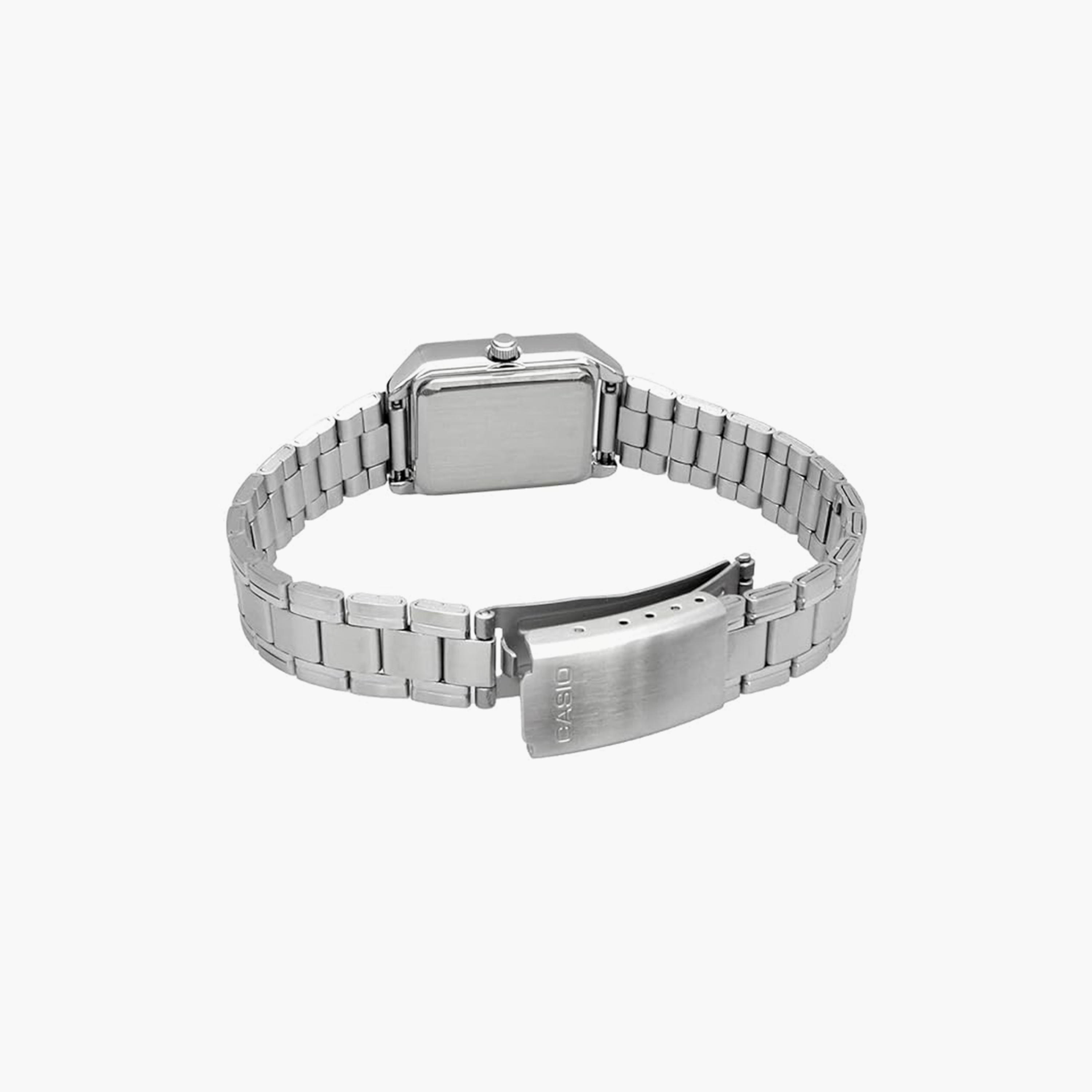 ساعة كاسيو للنساء 22 ملم فضية ذات انالوج من الستانلس ستيل | LTP-V007D-1BUDF-women-watchesandjewellery-watches-image-2