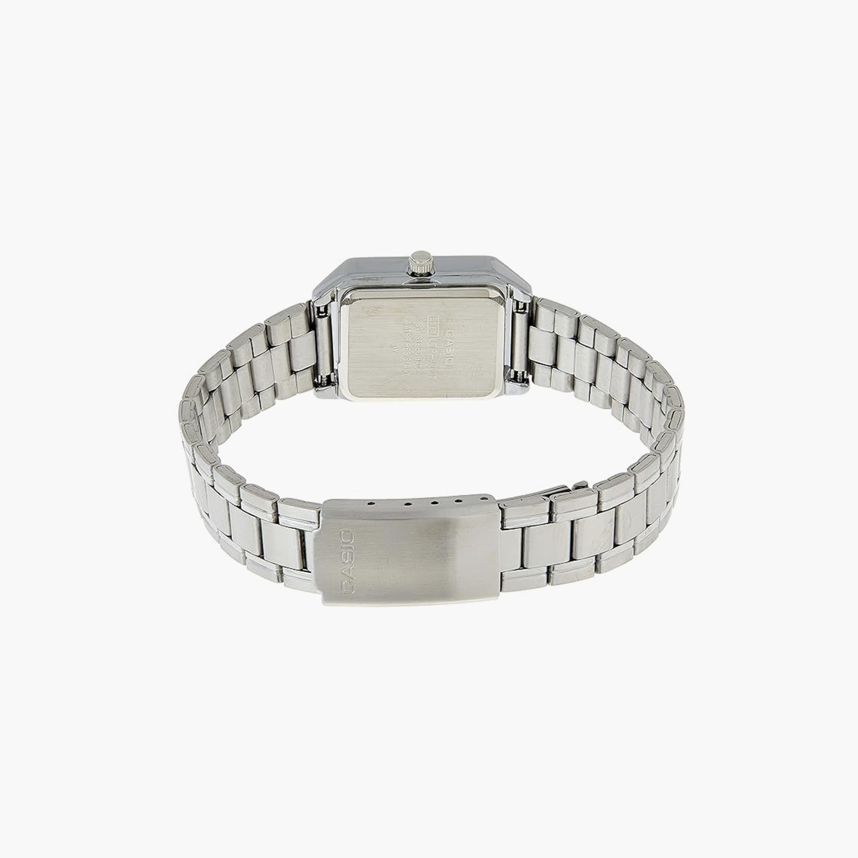 Casio Women's 22 MM Silver Analog Stainless Steel Watch | LTP-V007D-1EUDF-women-watchesandjewellery-watches-image-3