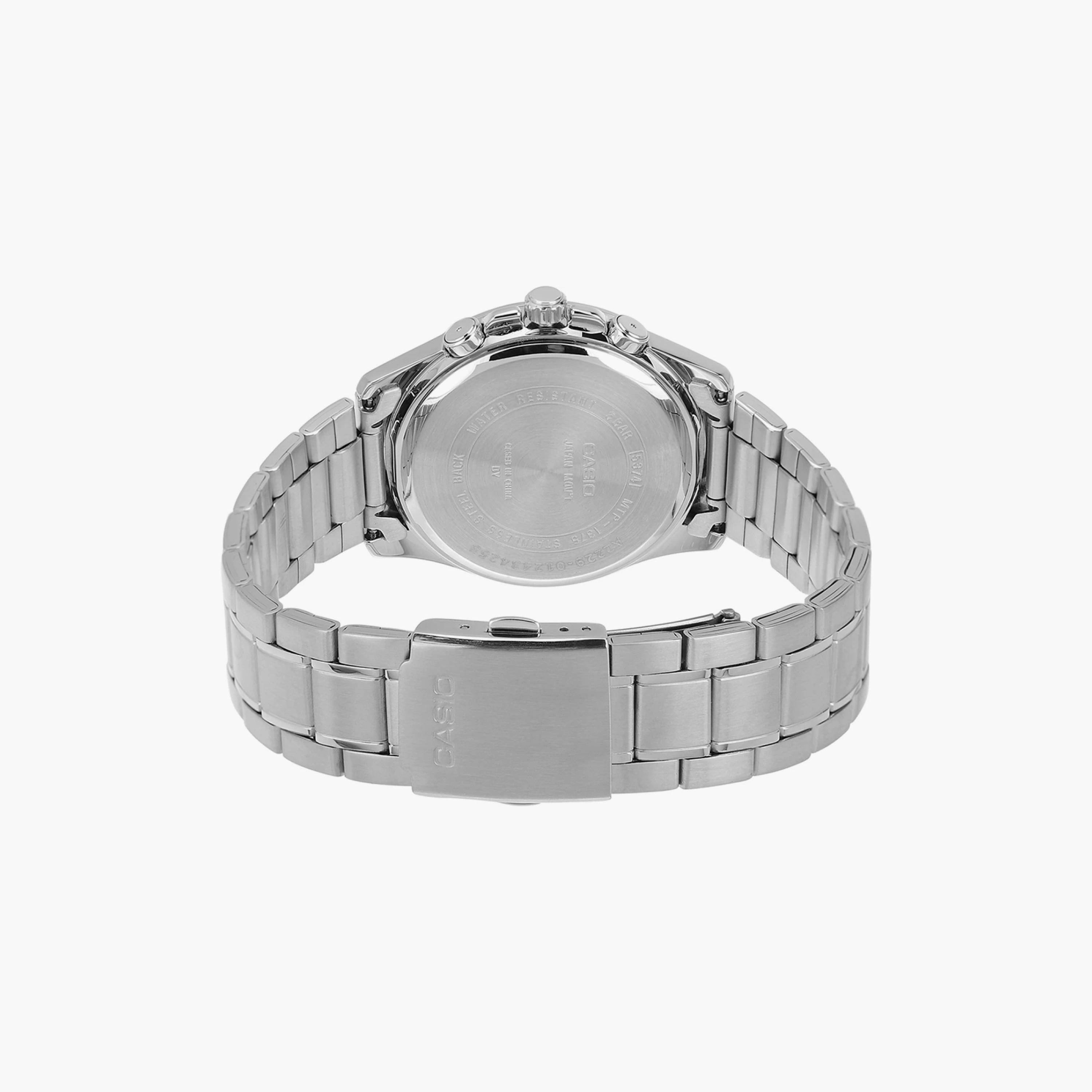 Casio Men's 42 MM Silver Analog Stainless Steel Watch | MTP-1375D-2A1VDF-men-watchesandjewellery-watches-image-3