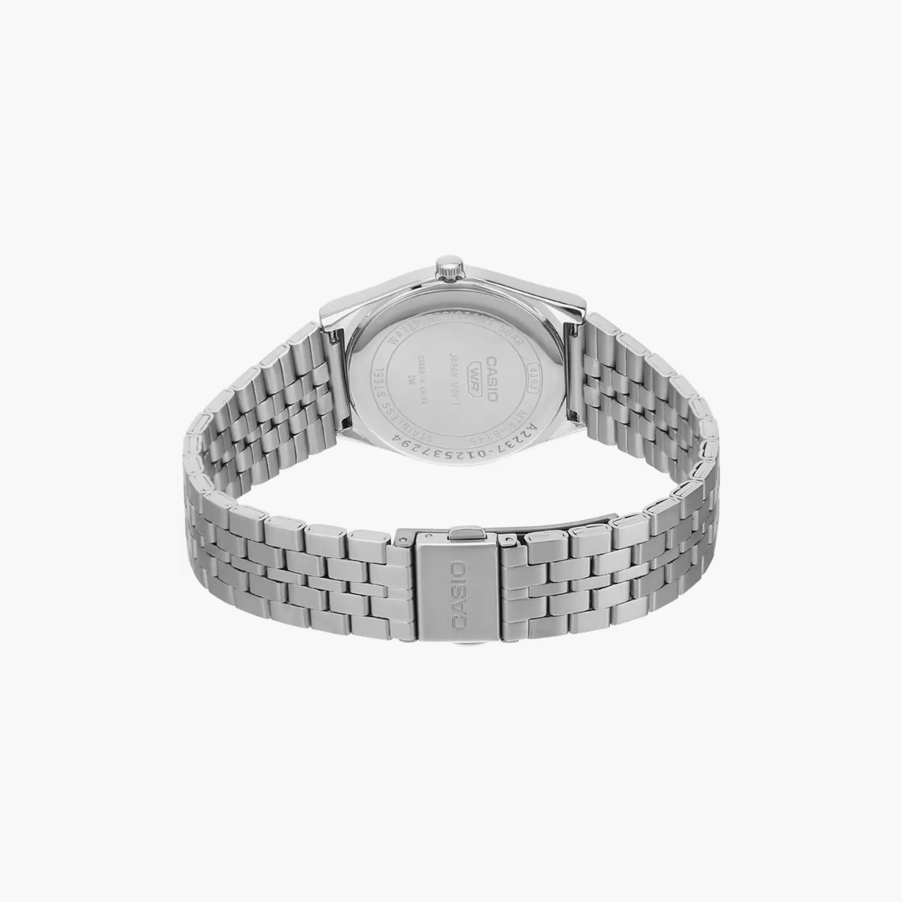 Casio Men's 35 MM Silver Analog Stainless Steel Watch | MTP-B145D-4A2VDF-men-watchesandjewellery-watches-image-3