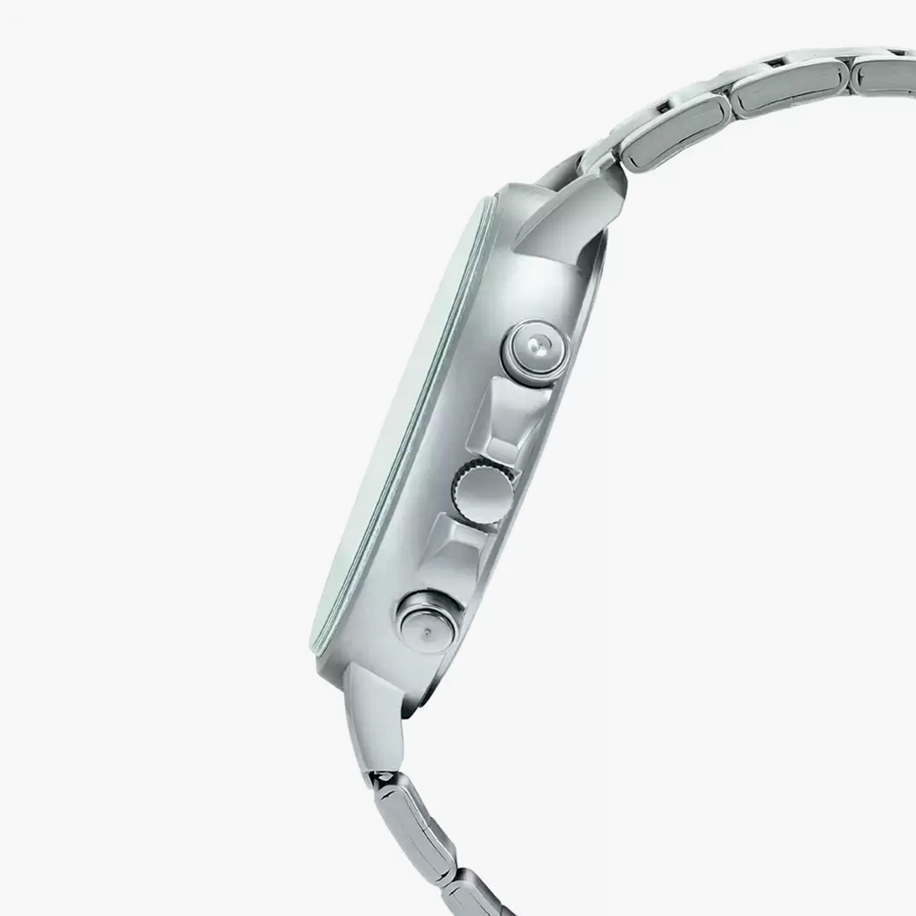 ساعة كاسيو للرجال 44 ملم فضية ذات انالوج من الستانلس ستيل | MTP-E321D-1AVDF-men-watchesandjewellery-watches-image-2