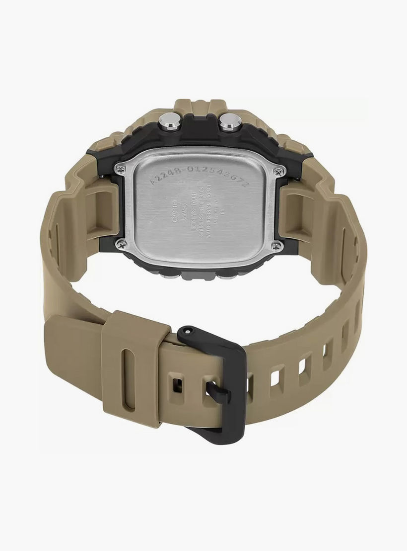 Casio Men's 48 MM Brown Digital Silicone Watch | WS-1700H-5AVDF-men-watchesandjewellery-watches-image-3