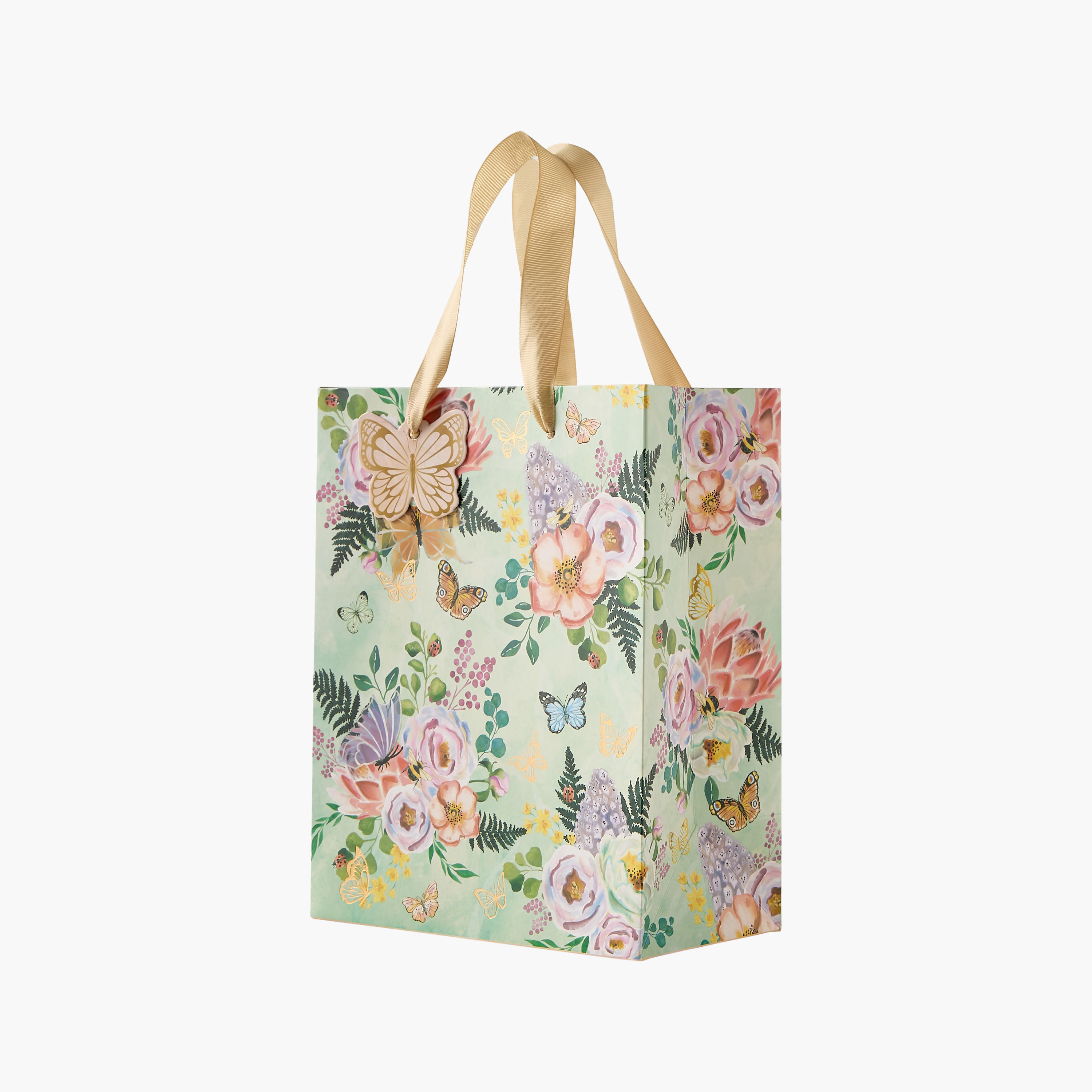 Findz Floral Print Paper Gift Bag - 18x10x23 cms-household-giftingaccessories-giftings-image-2