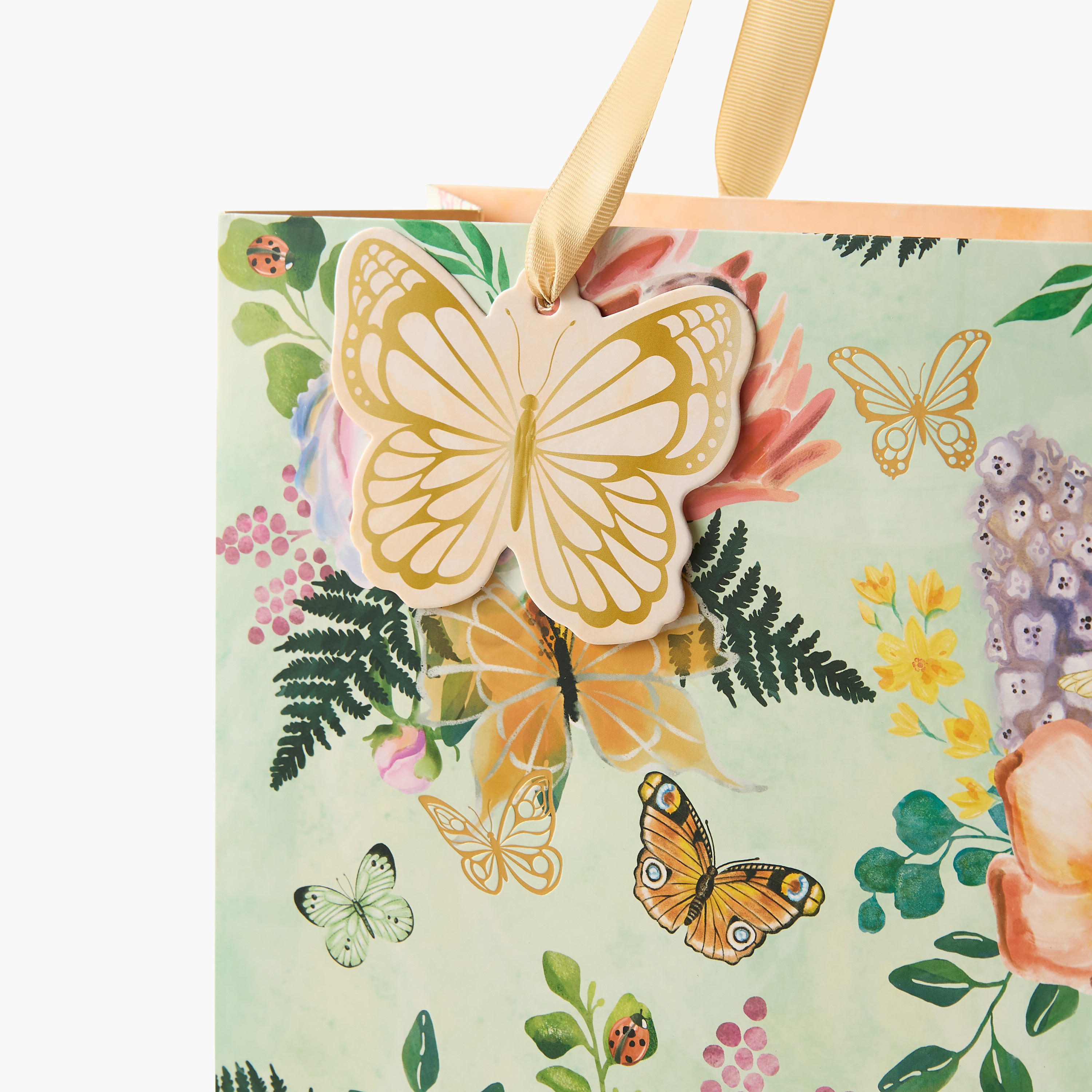 شنطة هدايا ورقية بطبعات ومقبض مزدوج من فايندز - 31x12x42 سم-household-giftingaccessories-giftings-image-3
