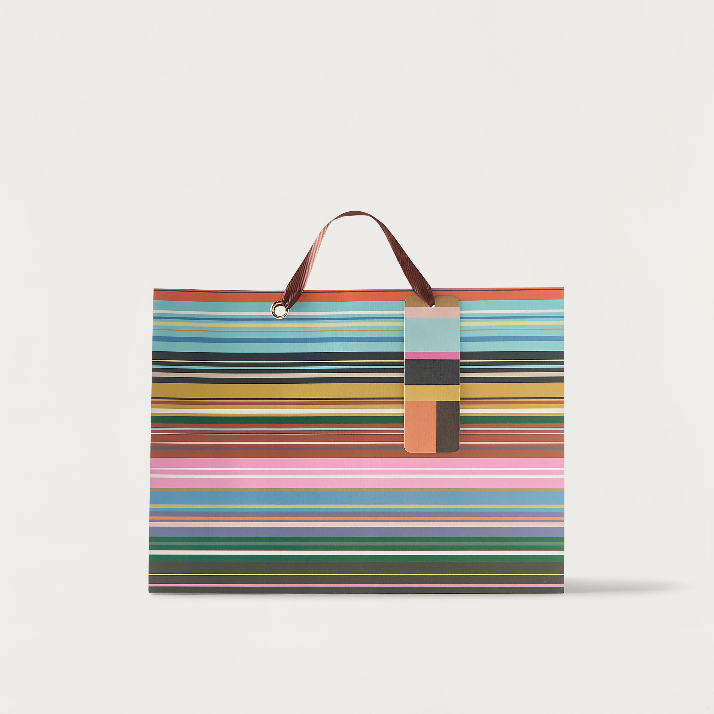 Findz Striped Gift Bag with Handles-household-giftingaccessories-giftings-image-1