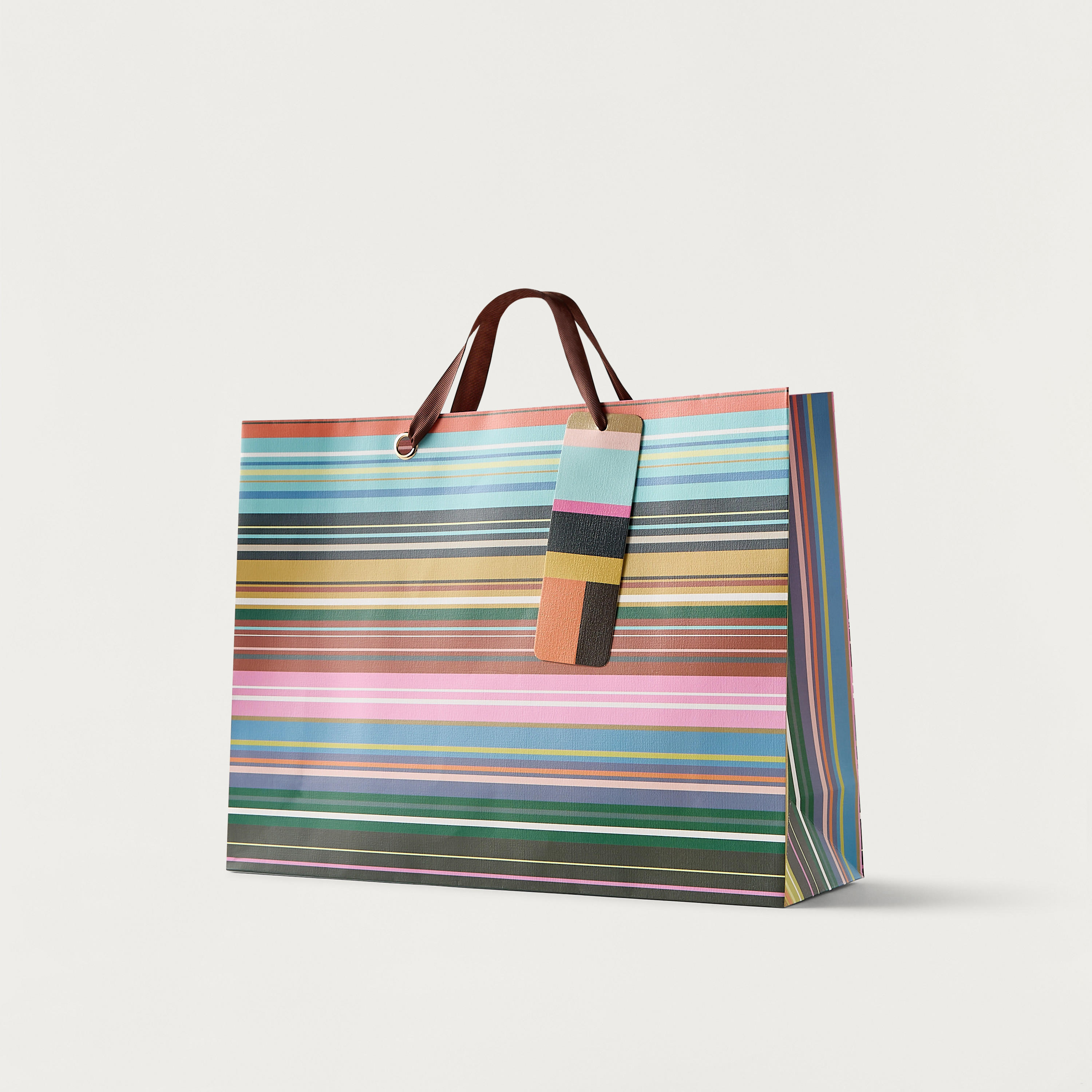 Findz Striped Gift Bag with Handles-household-giftingaccessories-giftings-image-2