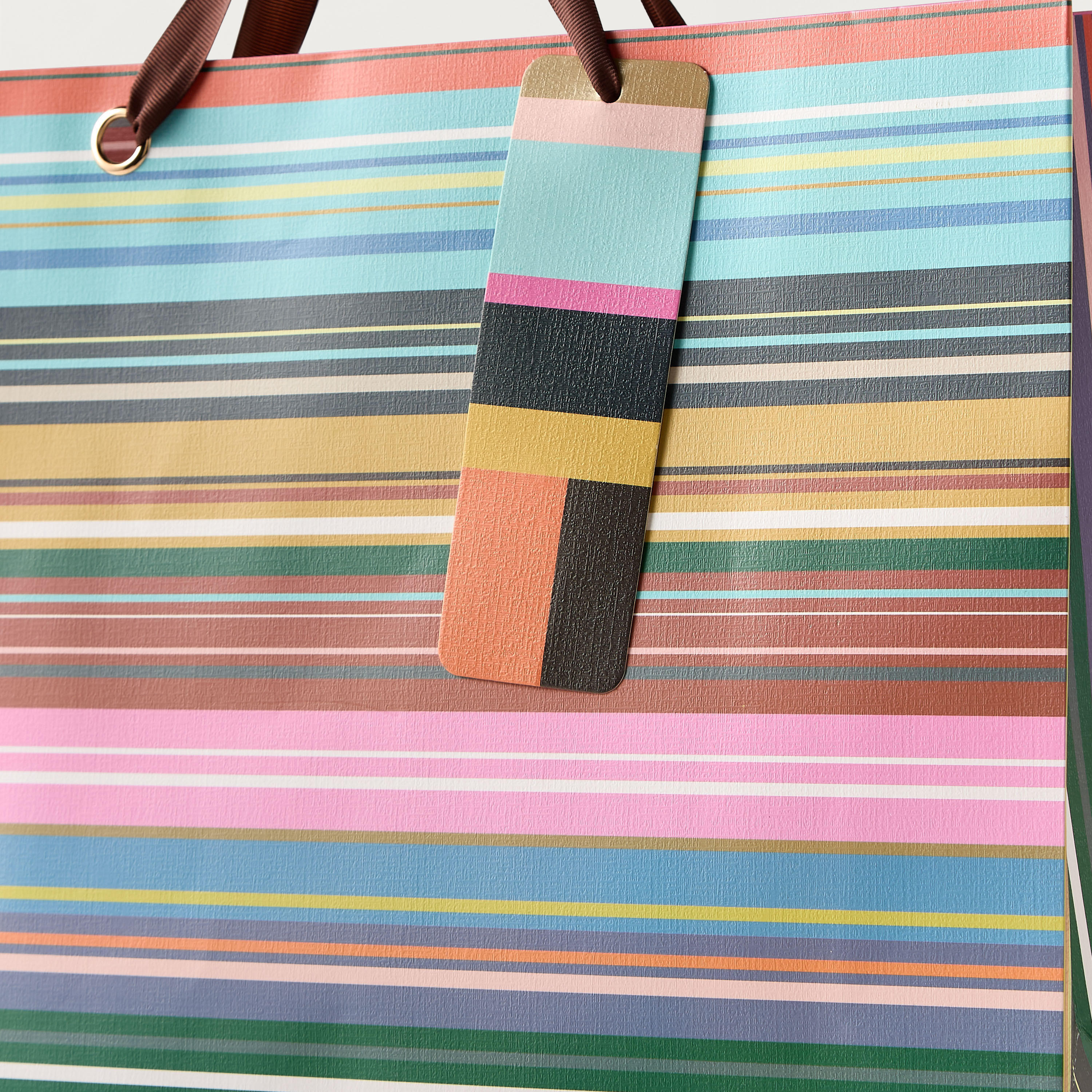 Findz Striped Gift Bag with Handles-household-giftingaccessories-giftings-image-3