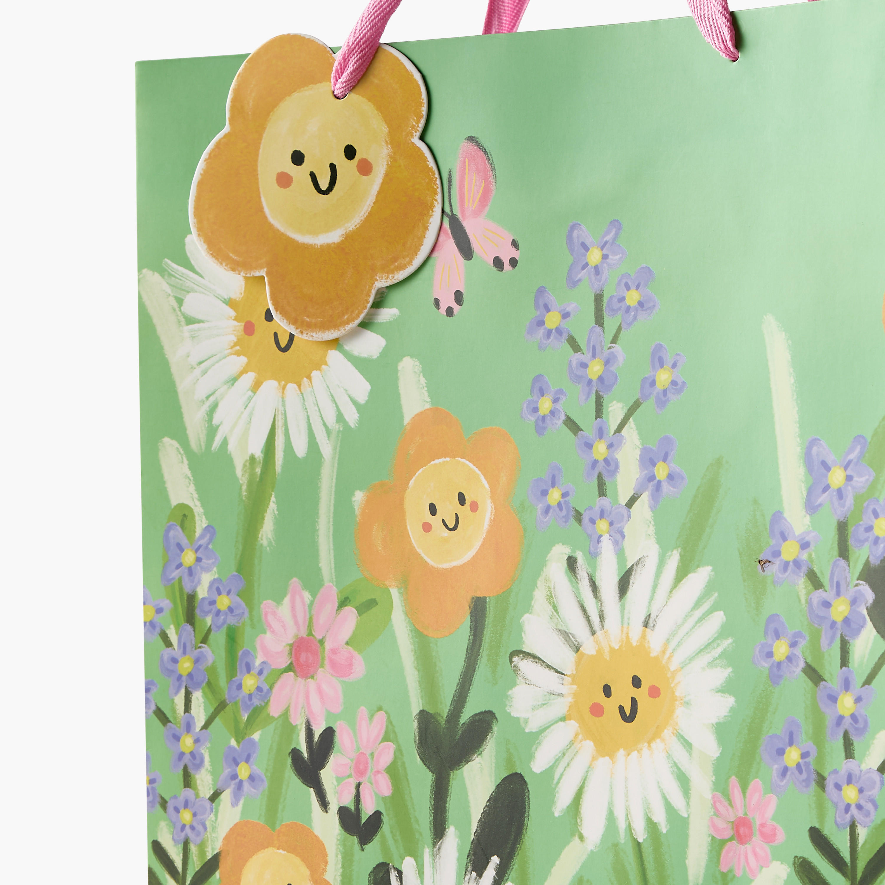 Findz Floral Print Gift Bag with Handles - 18x10x23 cms-household-giftingaccessories-giftings-image-3