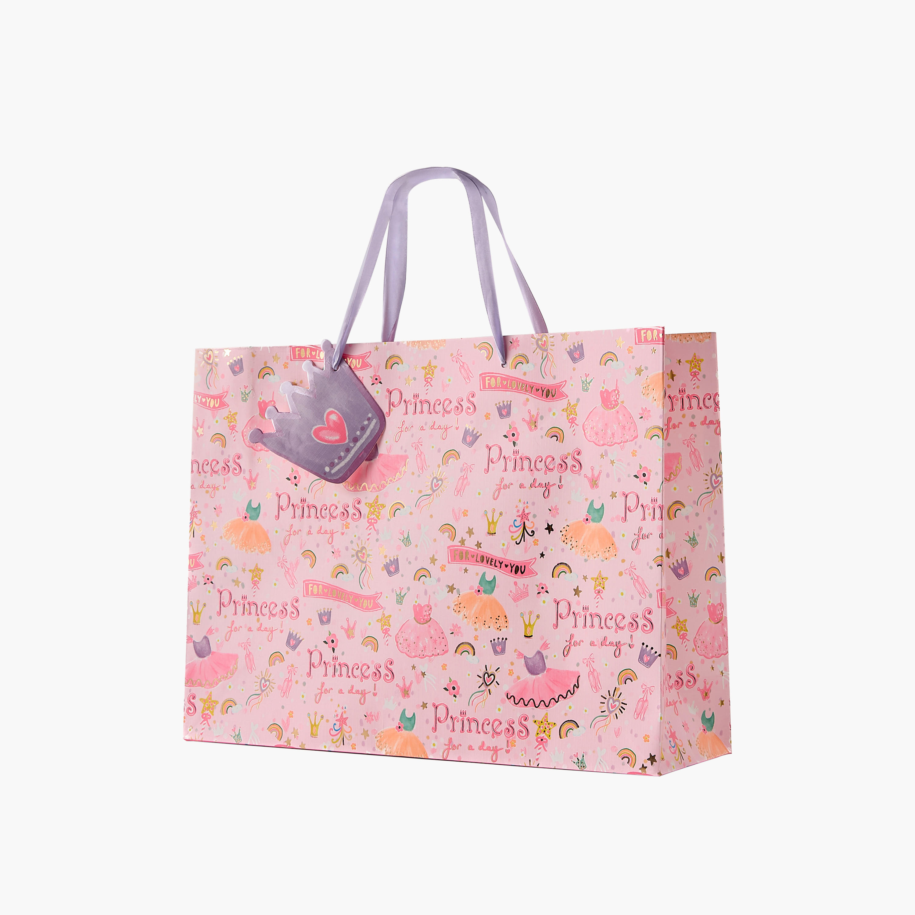شنطة هدايا ورقية بطبعات من فايندز - 23x10x18 سم-household-giftingaccessories-giftings-image-2