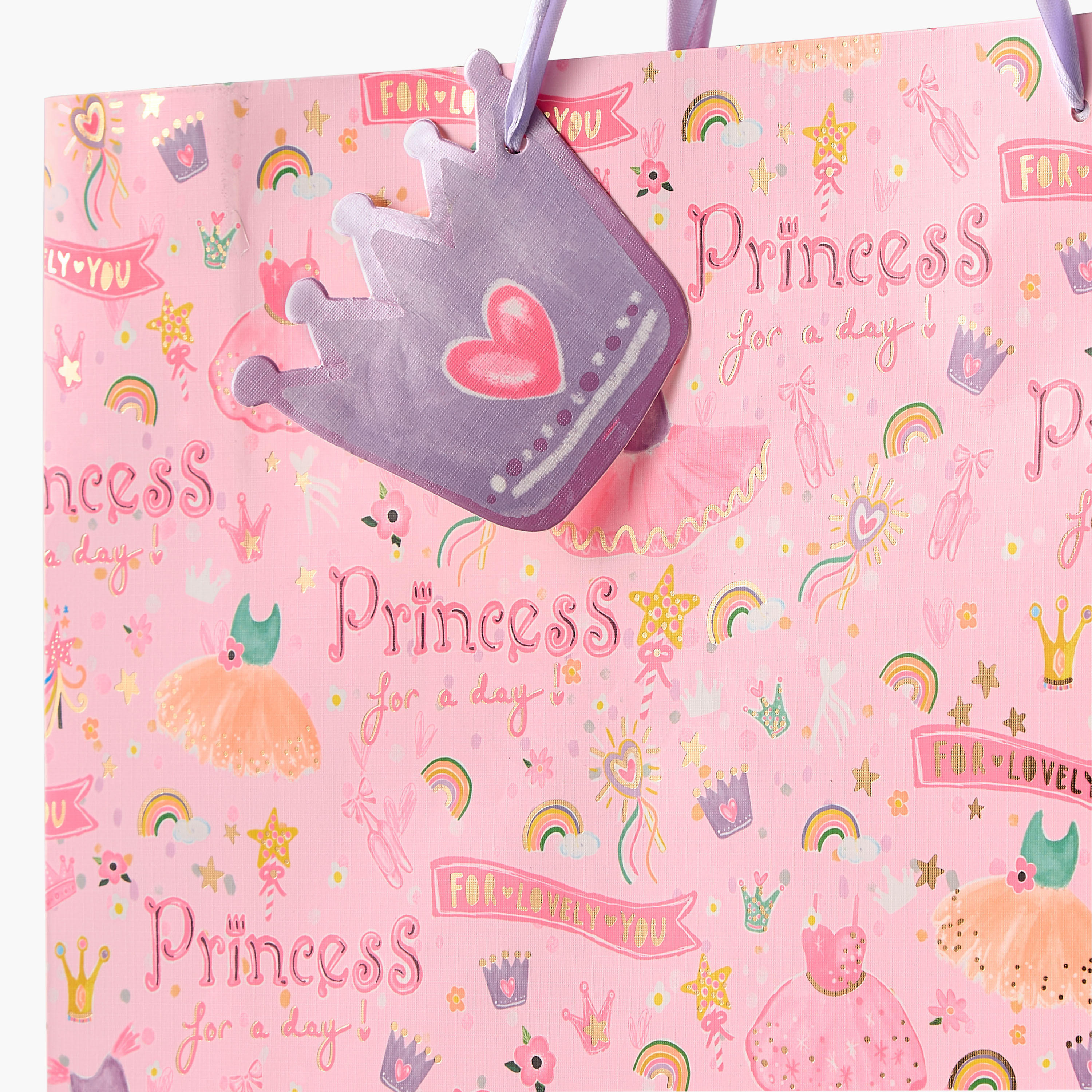 شنطة هدايا ورقية بطبعات من فايندز - 23x10x18 سم-household-giftingaccessories-giftings-image-3