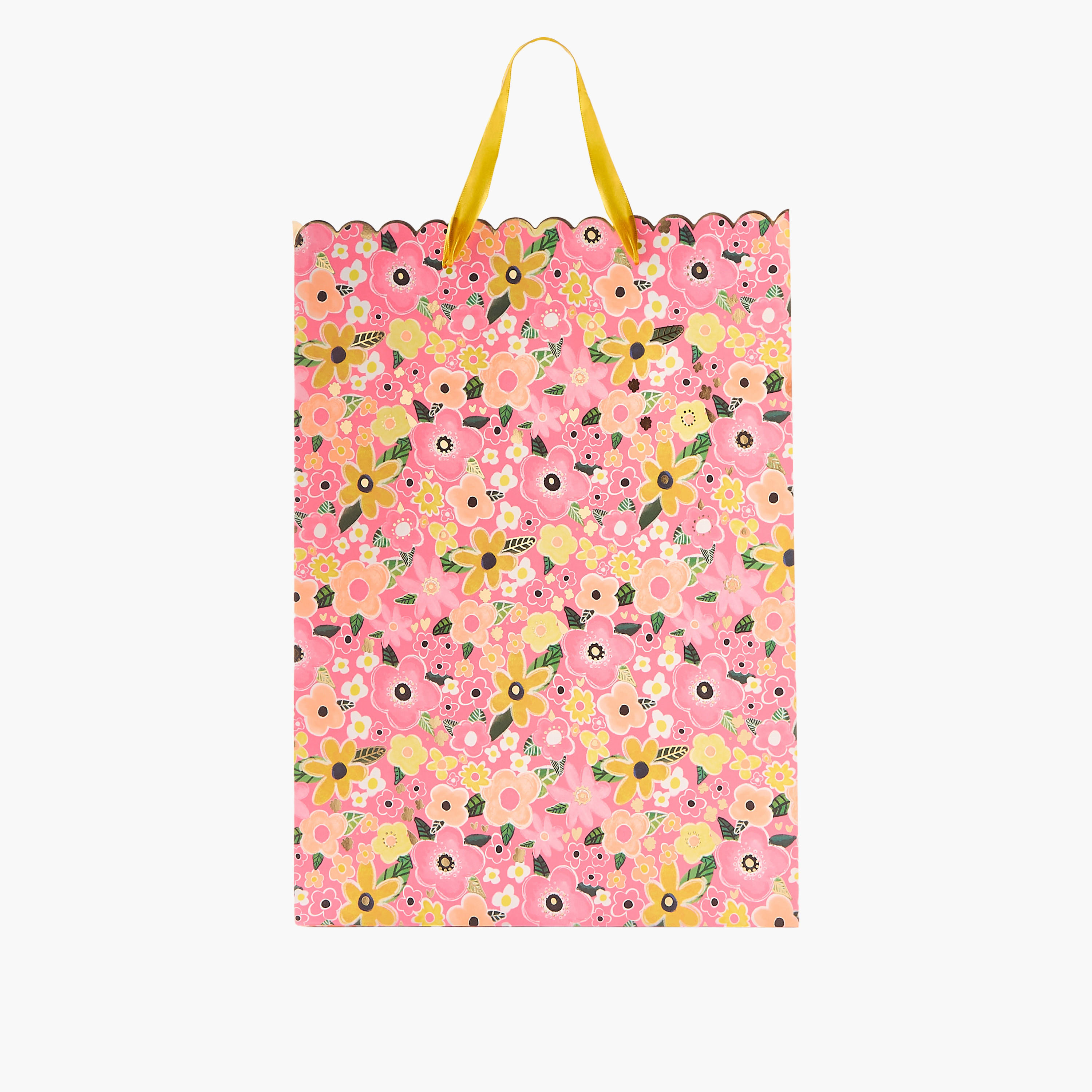 Findz Floral Print Paper Gift Bag - 18x10x23 cms-household-giftingaccessories-giftings-image-1