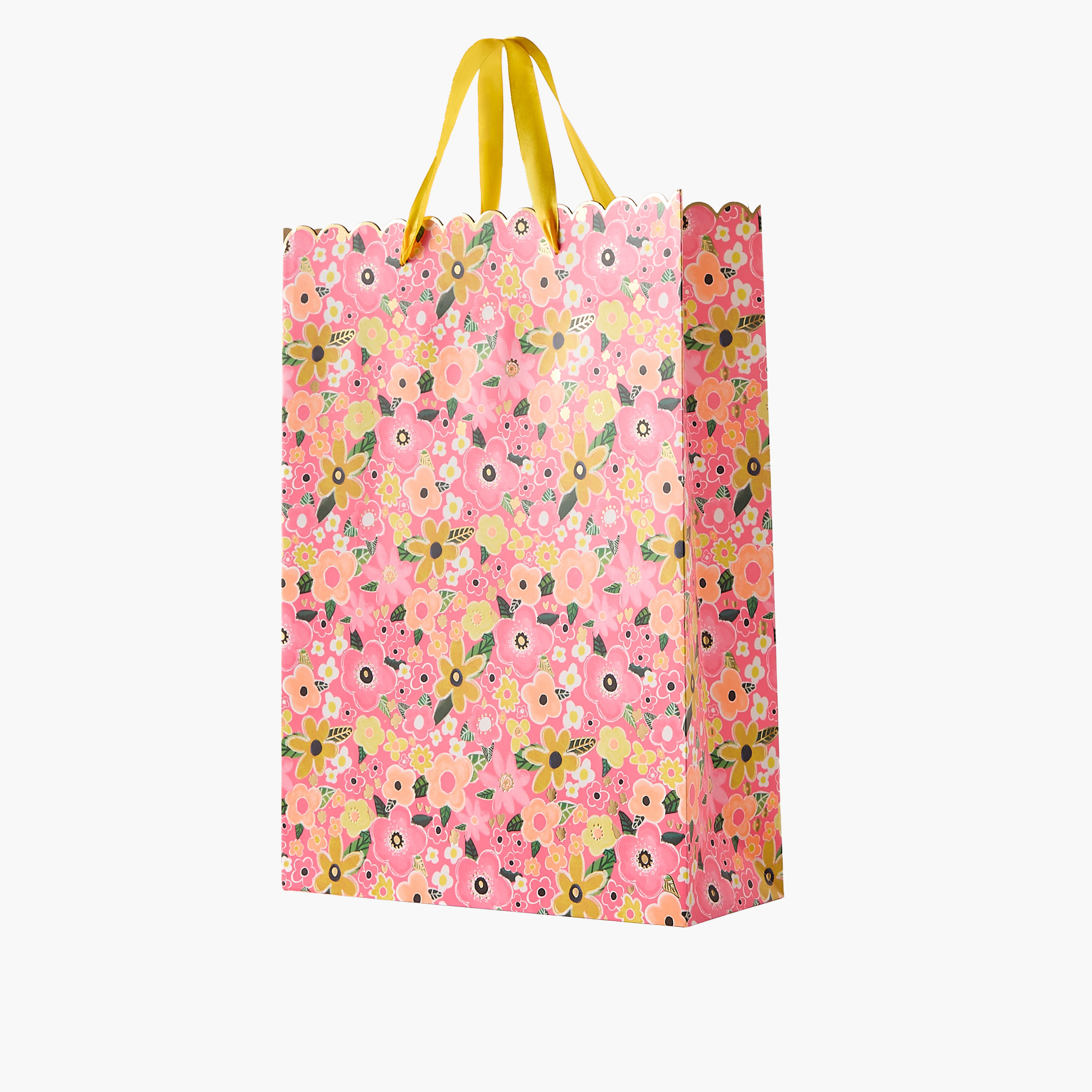 Findz Floral Print Paper Gift Bag - 18x10x23 cms-household-giftingaccessories-giftings-image-2