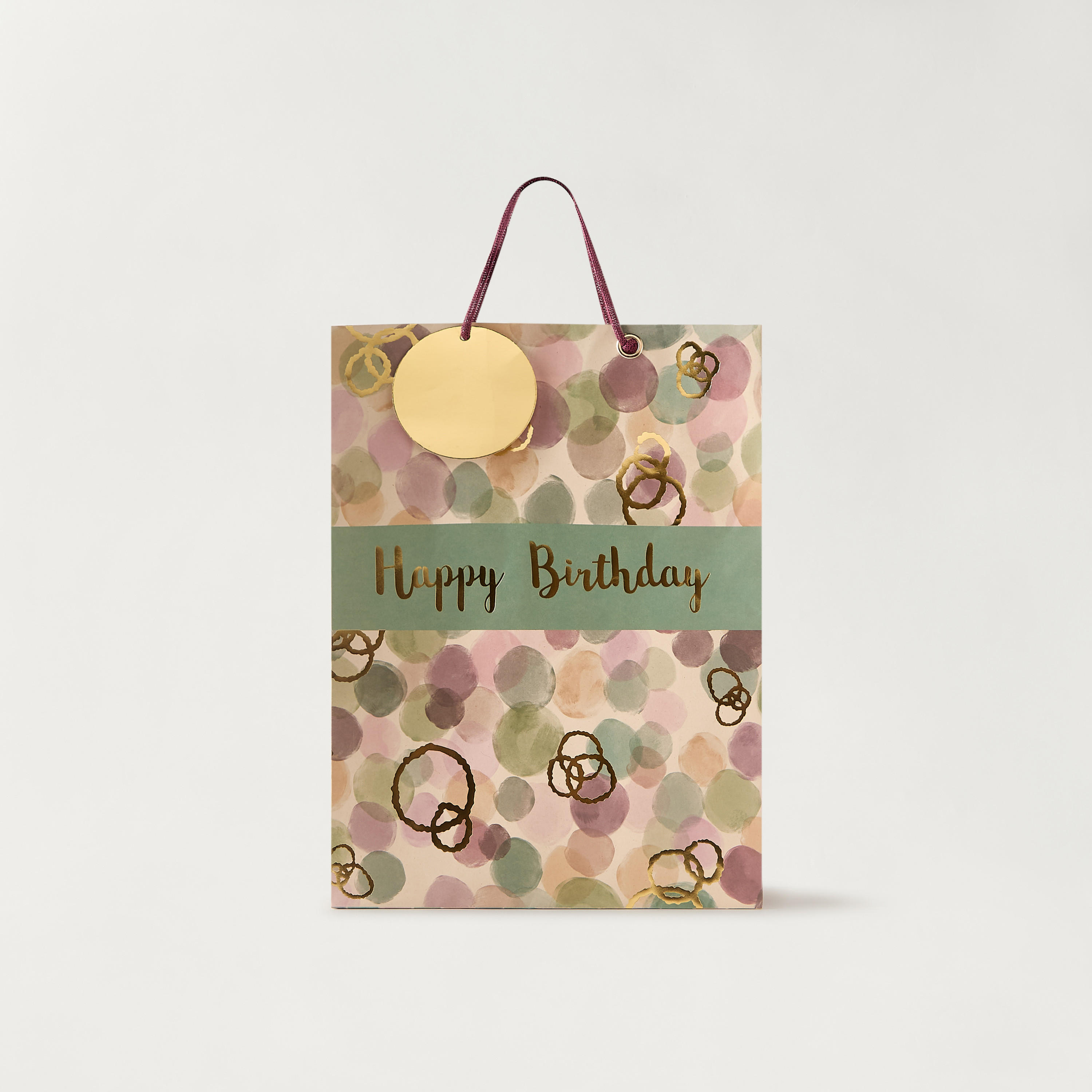 Findz Happy Birthday Print Paper Gift Bag - 18x10x23 cm-household-giftingaccessories-giftings-image-1