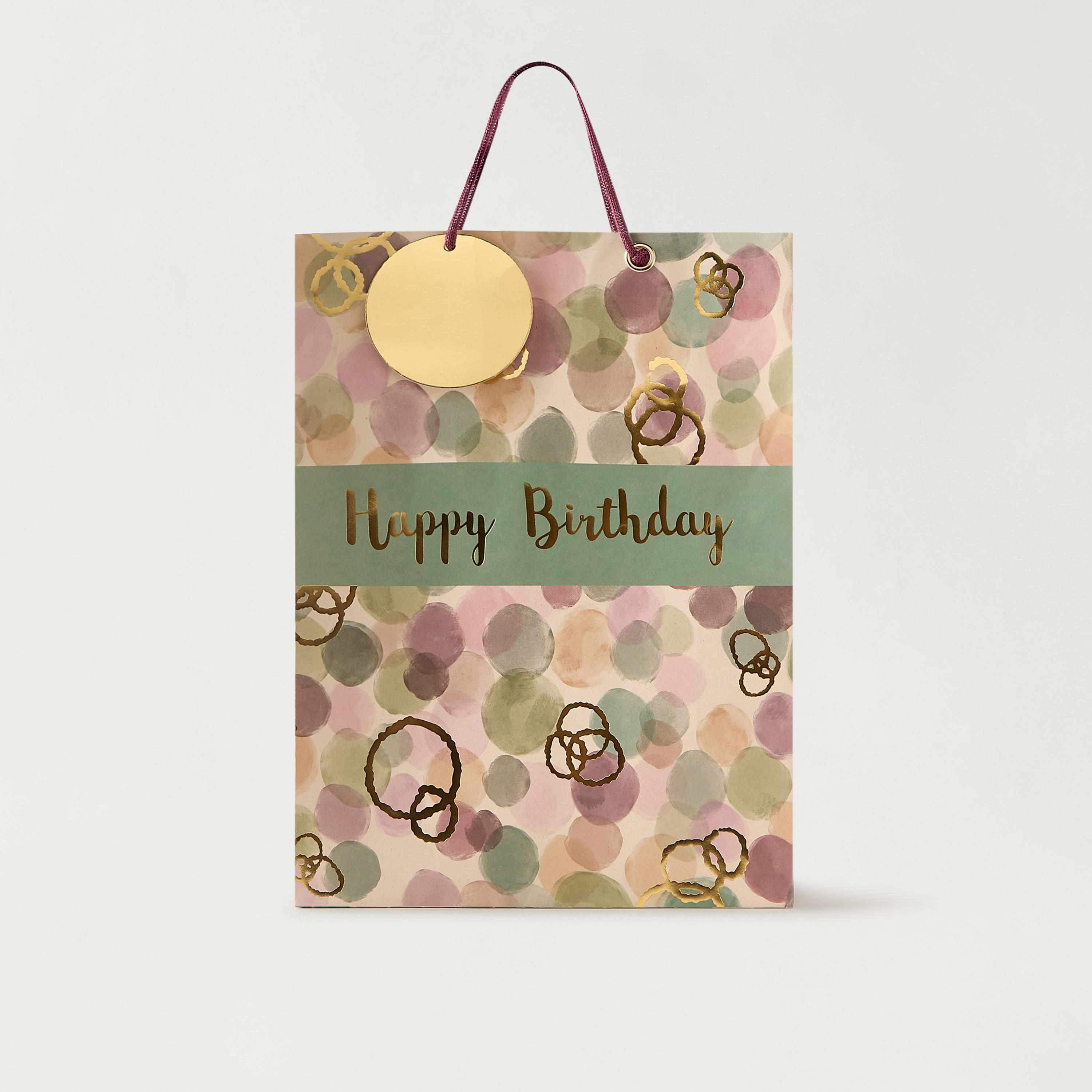 Findz Happy Birthday Print Gift Bag with Handles - 31x12x42 cm-household-giftingaccessories-giftings-image-1