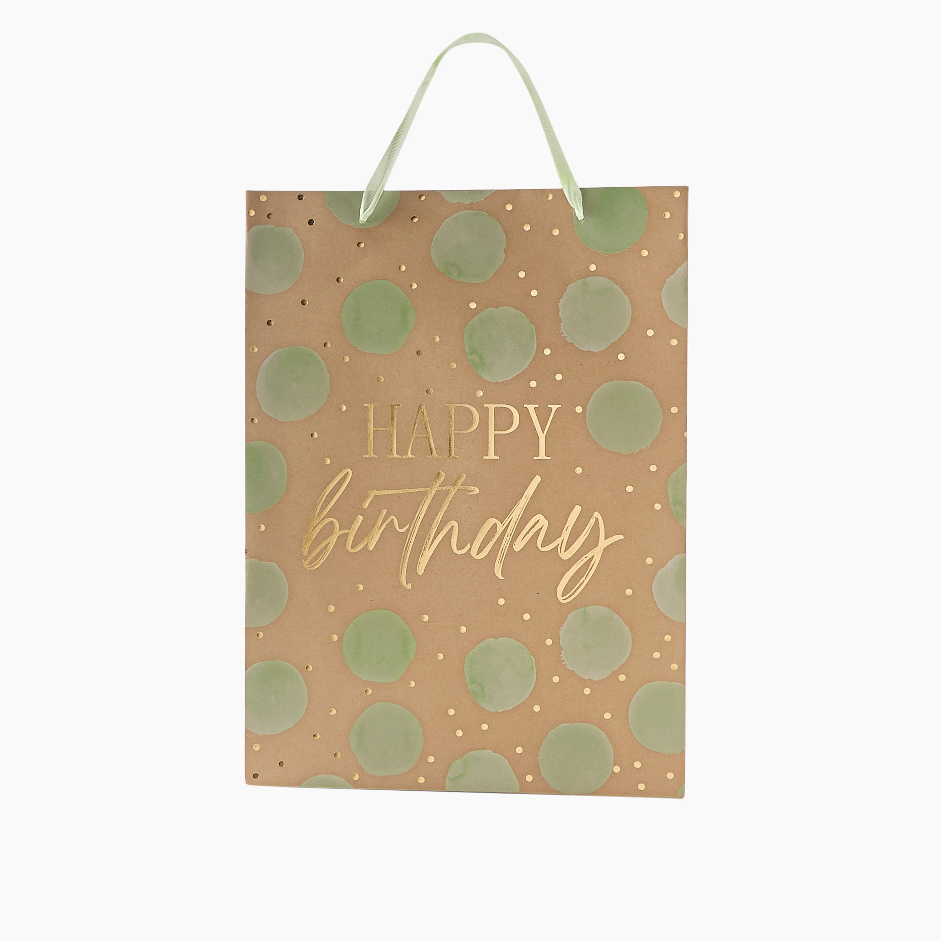 Findz Happy Birthday Print Paper Gift Bag - 18x10x23 cms-household-giftingaccessories-giftings-image-1