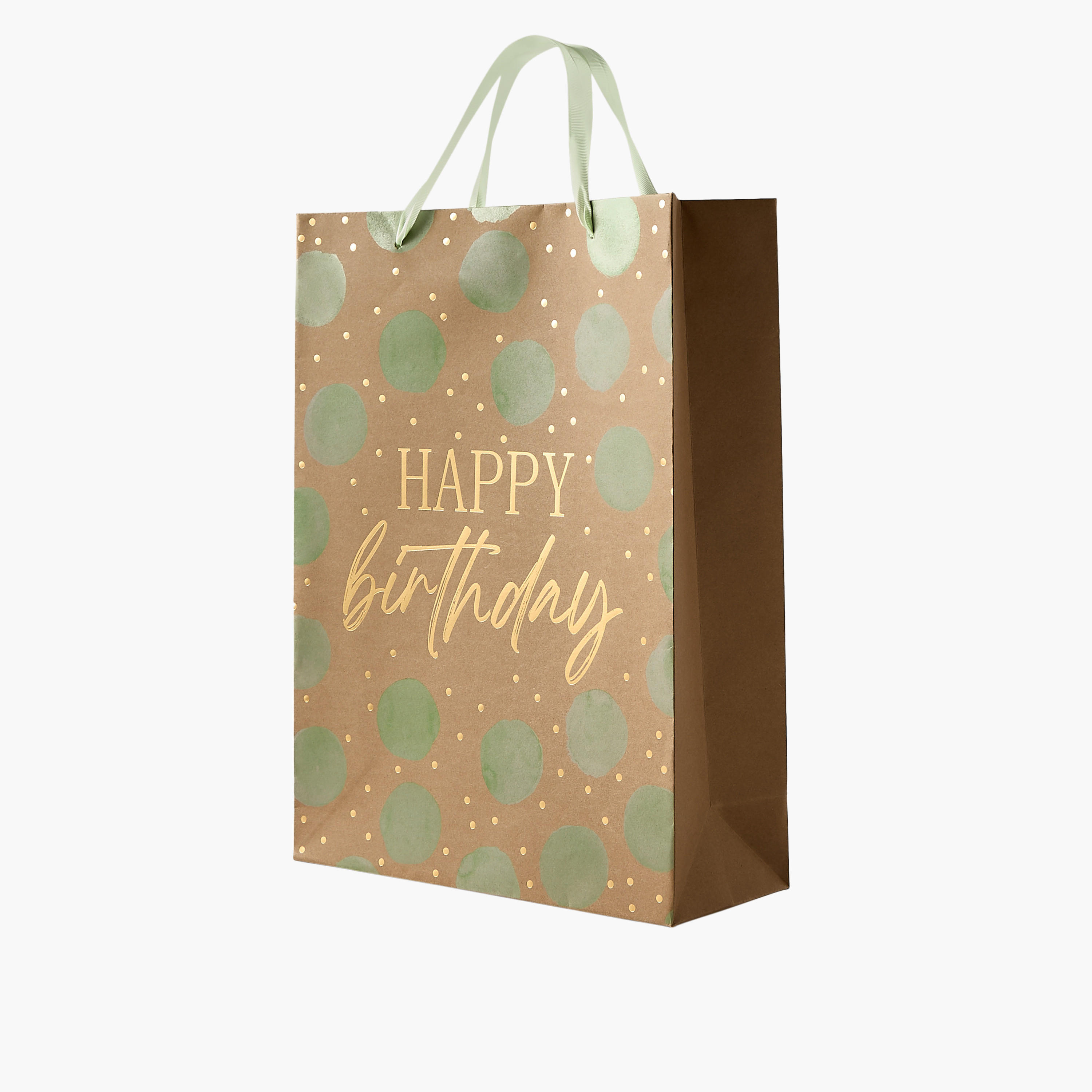 Findz Happy Birthday Print Gift Bag with Handles - 26x12x32 cms-household-giftingaccessories-giftings-image-2